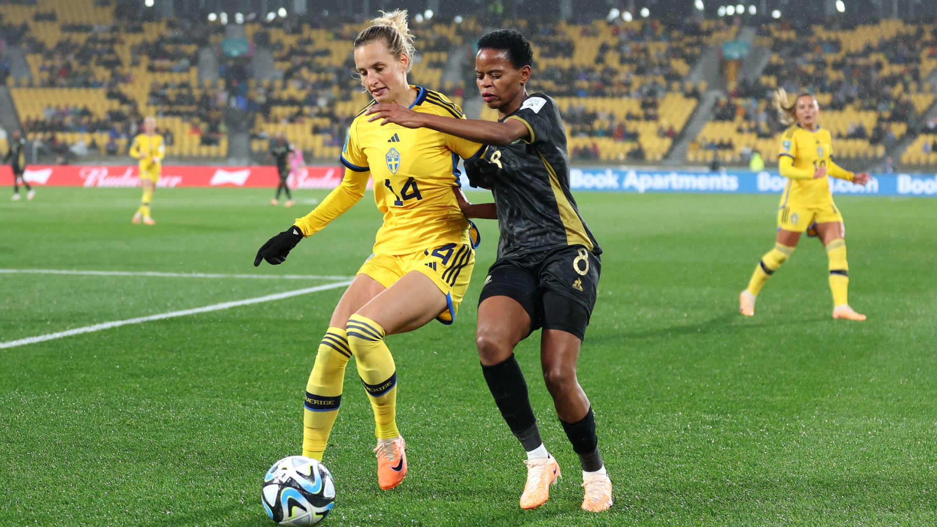 Suécia e África do Sul se enfrentaram pela Copa do Mundo Feminina