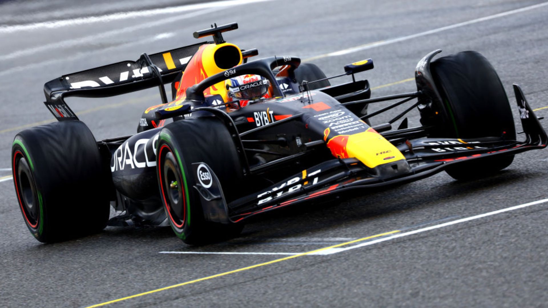 Verstappen em ação no GP da Bélgica