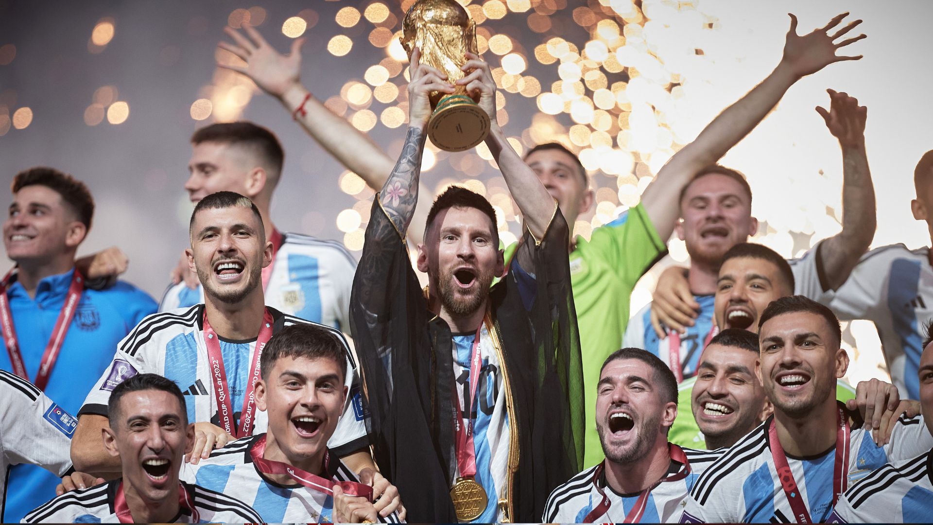 A Argentina é a atual campeã da Copa do Mundo