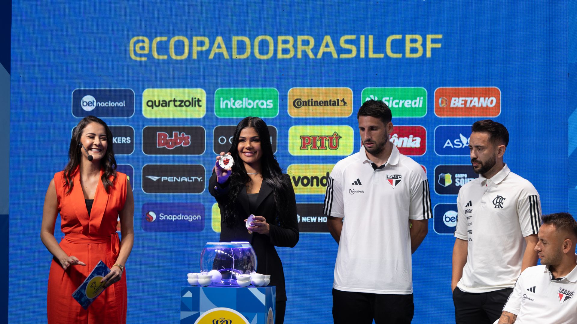 O sorteio foi realizado na sede da CBF, no Rio de Janeiro (Crédito: Thais Magalhães / CBF)