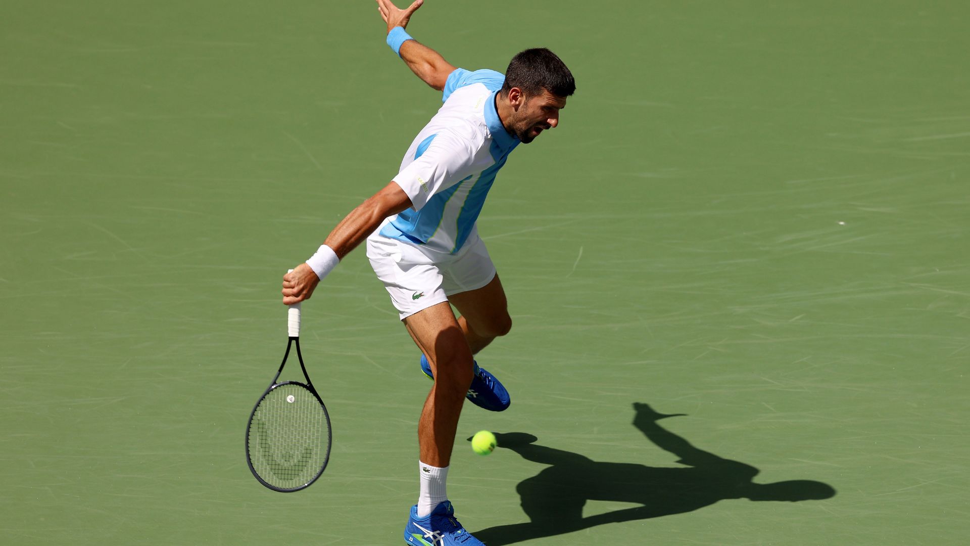 Djokovic em ação no US Open (Crédito: Getty Images)