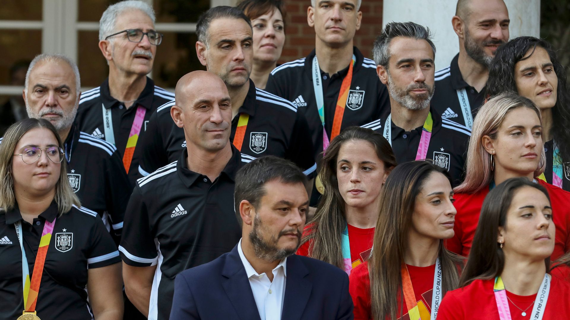 Luís Rubiales na comemoração do título da seleção espanhola (Crédito: Getty Images)