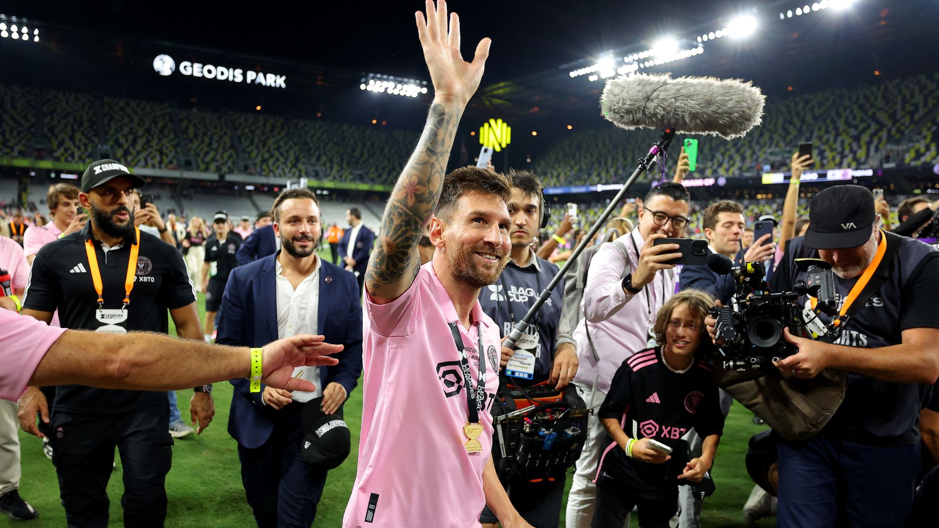 Messi foi campeão da Copa das Ligas