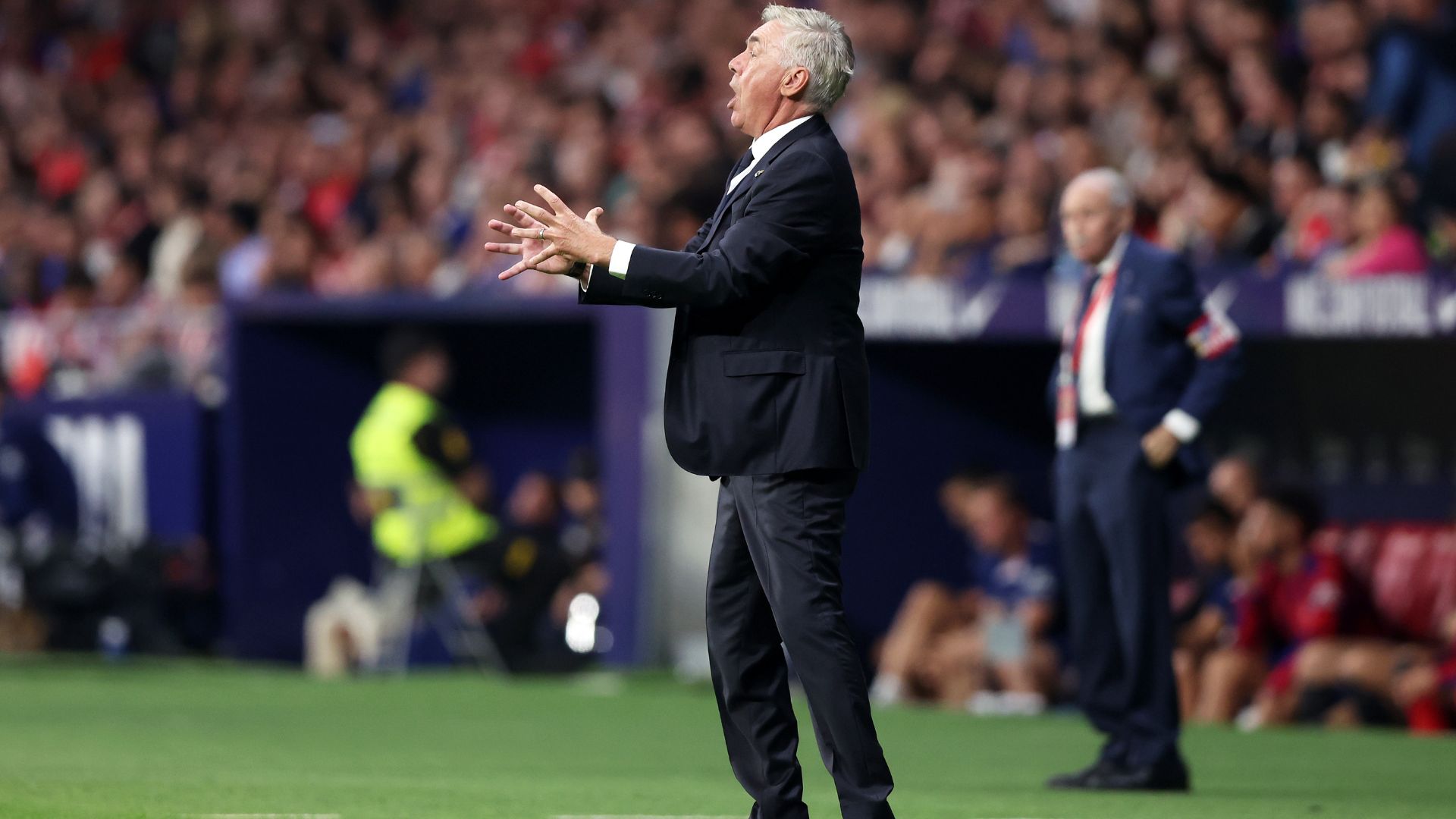 Ancelotti em ação pelo Real Madrid