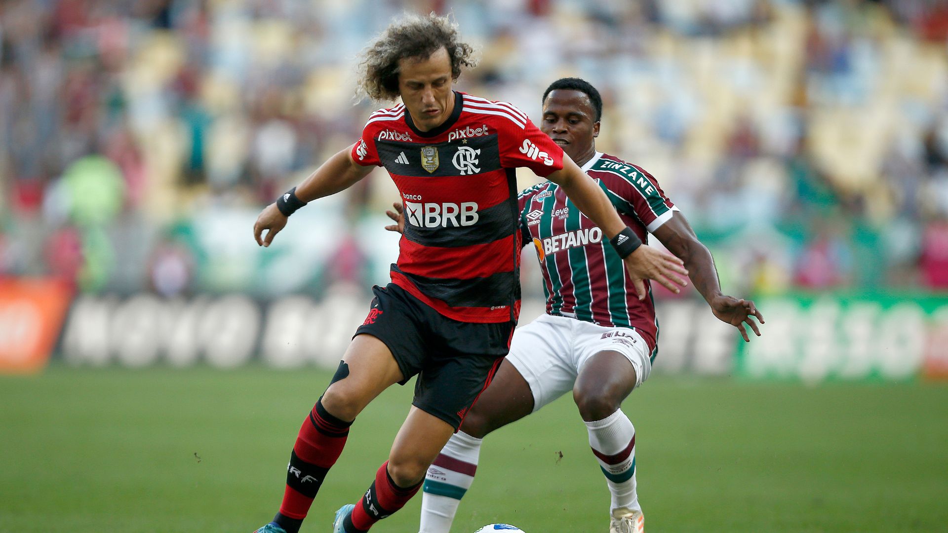 David Luiz em ação contra o Fluminense (Crédito: Getty Images)