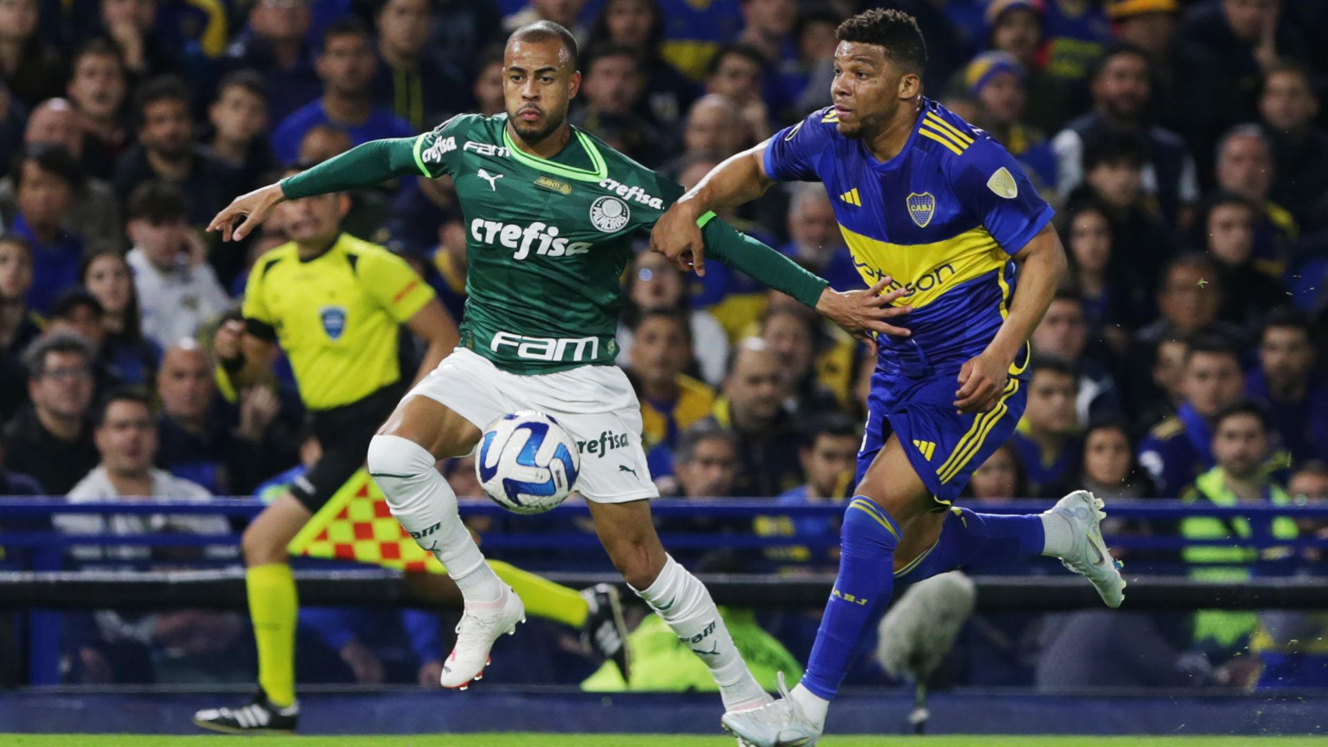 Boca Juniors e Palmeiras protagonizaram uma partida muito dura (Crédito: Getty Images)