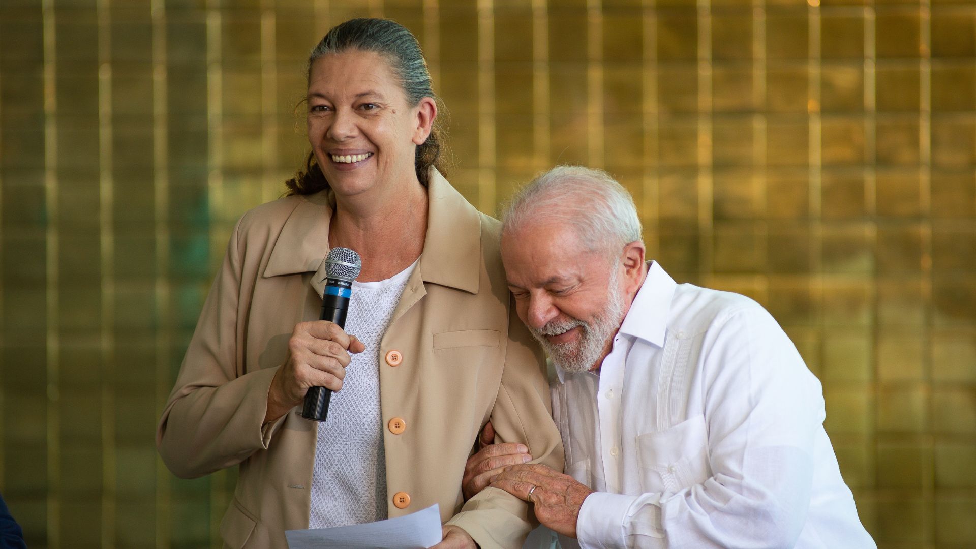 Lula e Ana Moser em um dos seus últimos encontros (Crédito: Getty Images)