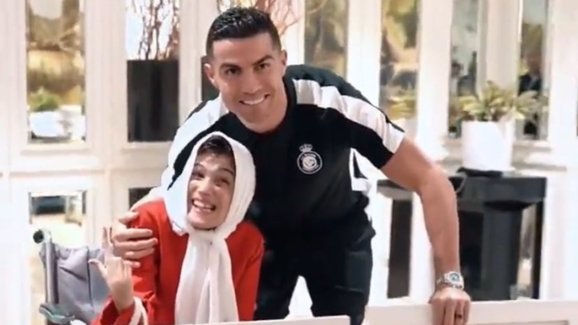Cristiano Ronaldo e Fatameh Hamami