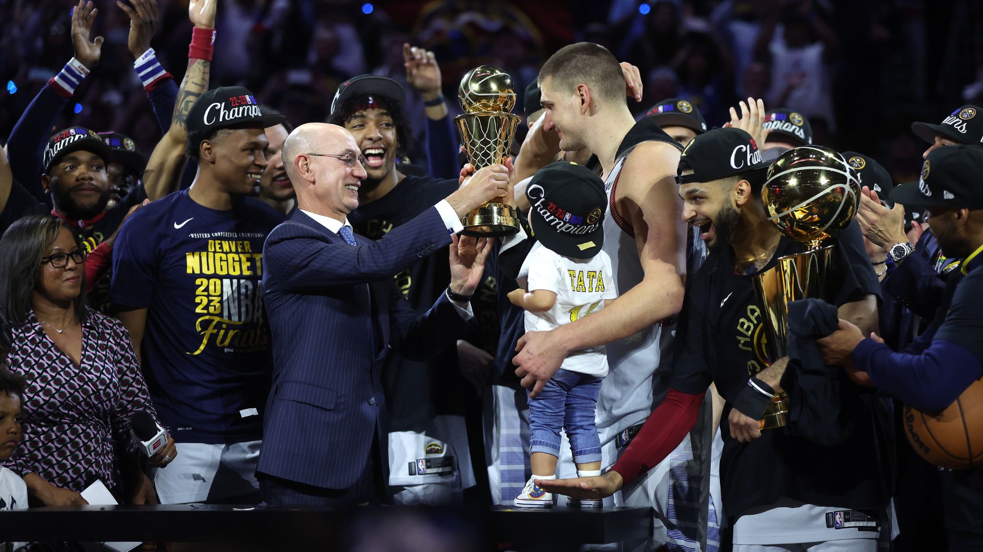 Denver Nuggets foi o grande campeão da última temporada da NBA (Crédito: Getty Images)