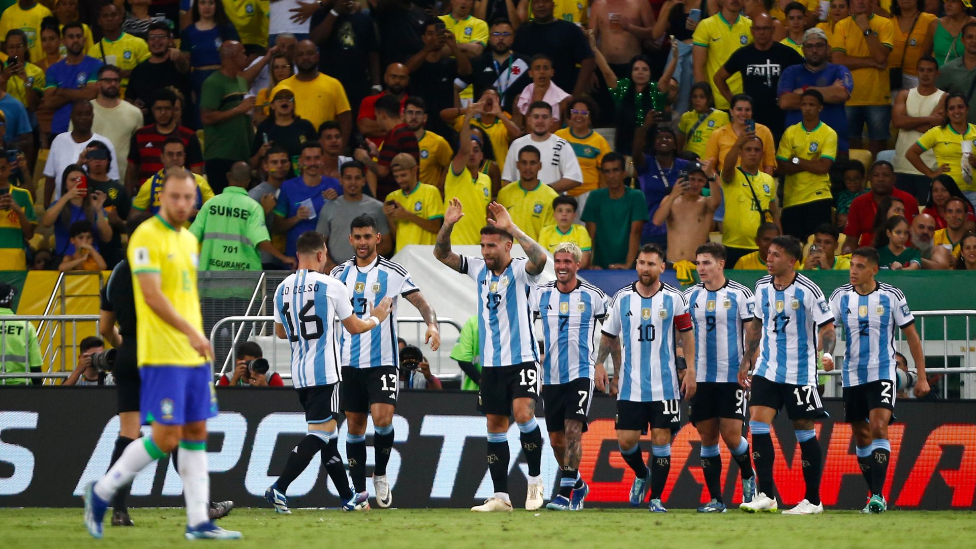 Brasil foi derrotado para a Argentina pelas Eliminatórias