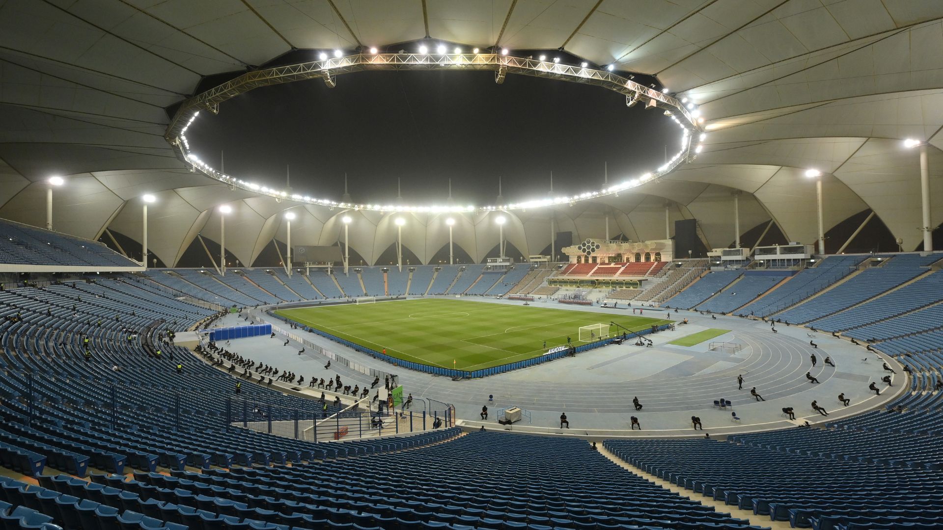 Imagem do estádio que recebeu a partida entre Al Shabab e Al Ittihad (Crédito: Getty Images)
