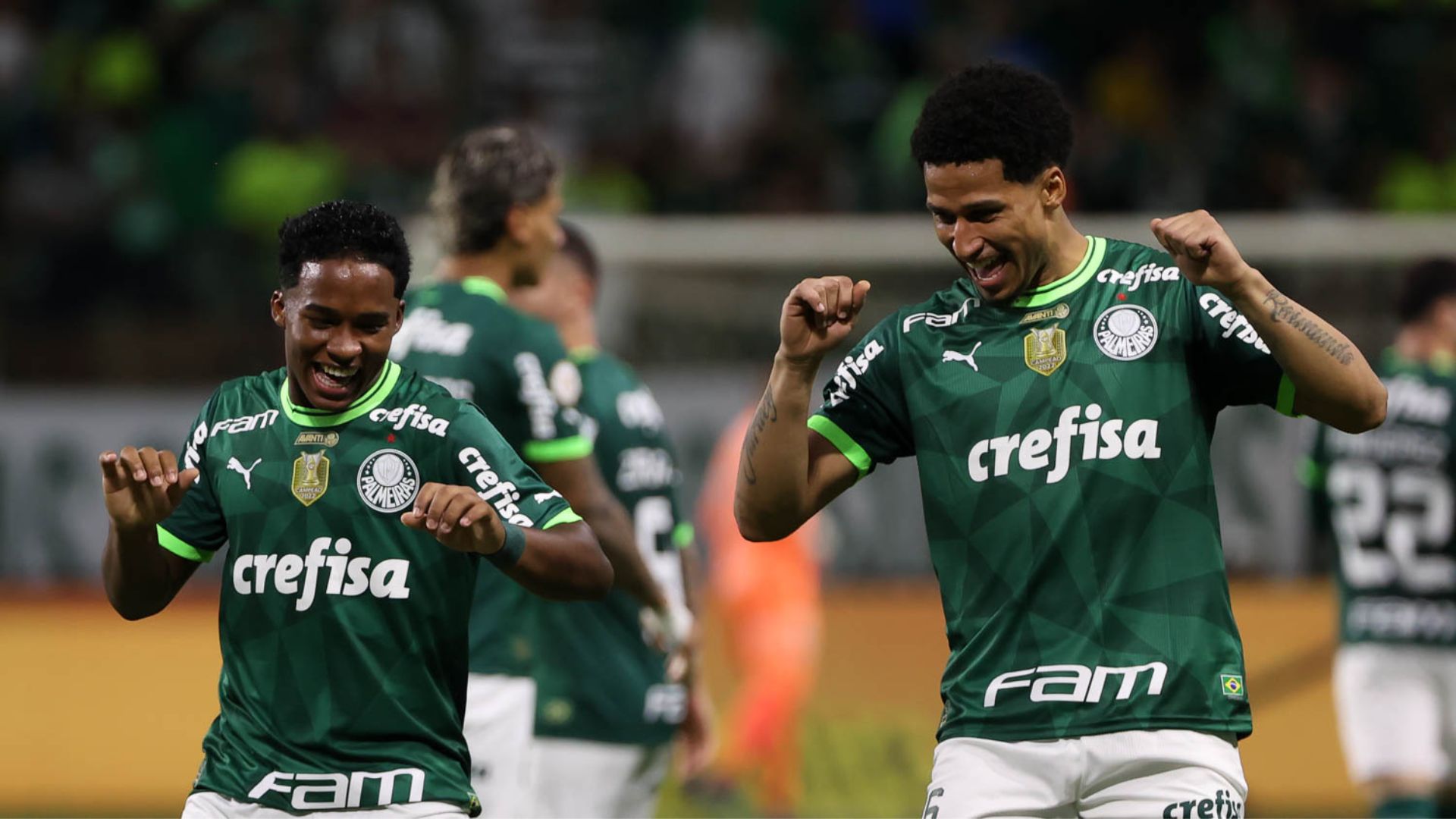 Palmeiras goleou o América-MG pelo Brasileirão
