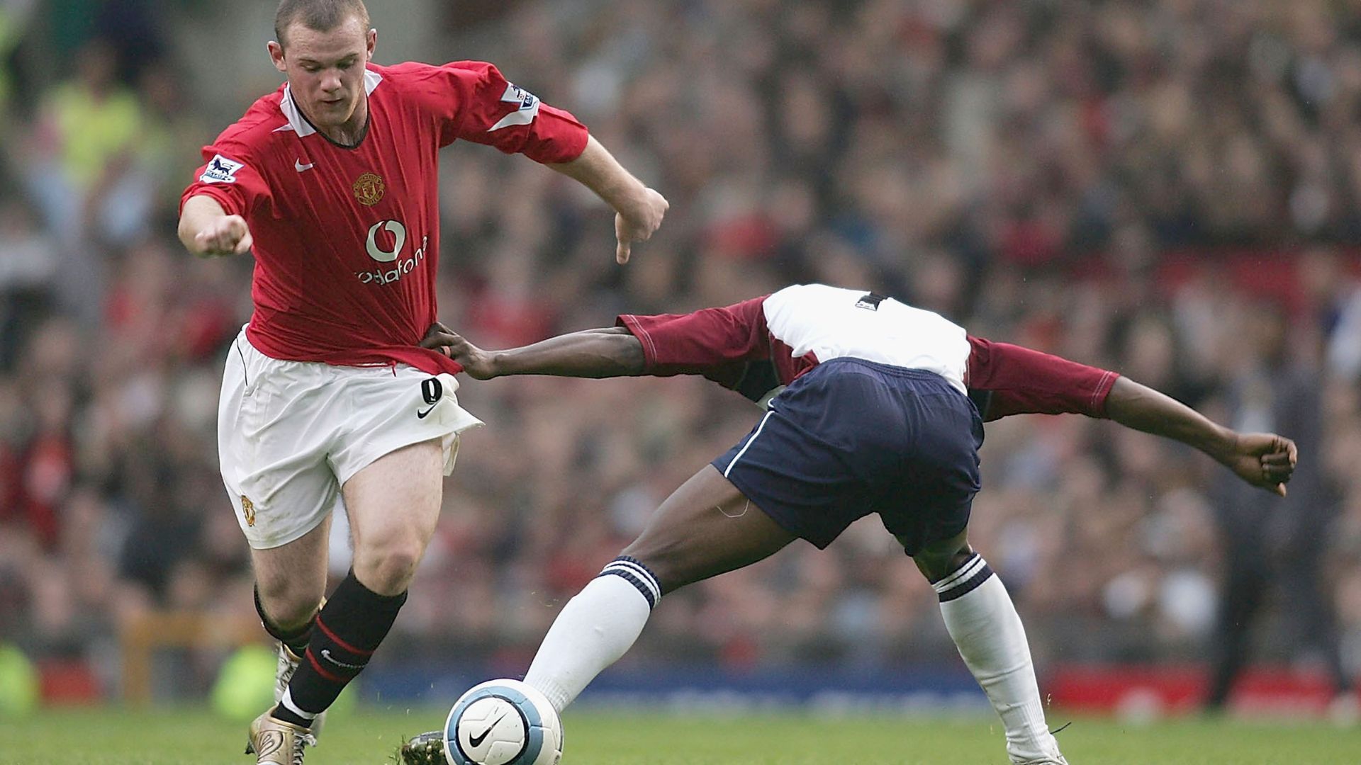 Rooney em ação pelo Manchester United