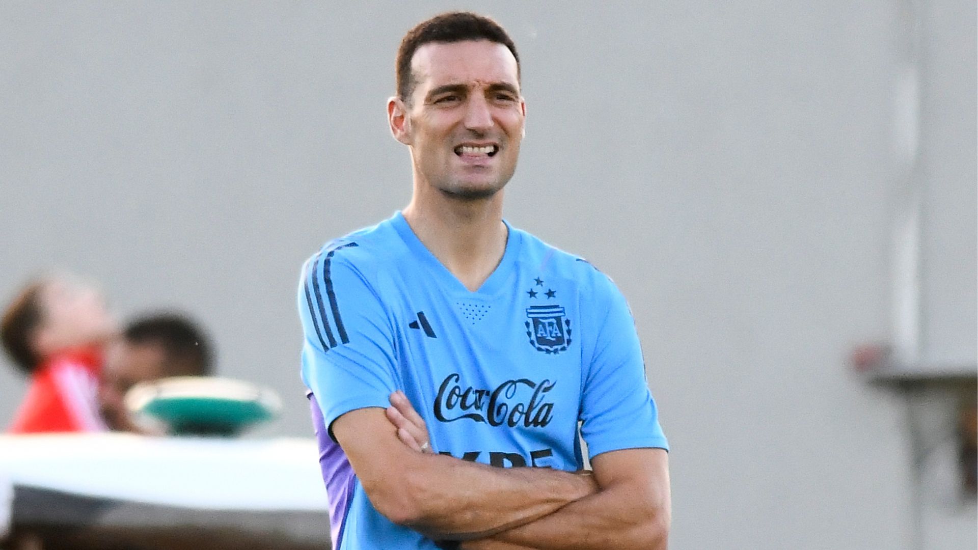 Lionel Scaloni durante treinamento da Argentina (Crédito: Getty Images)