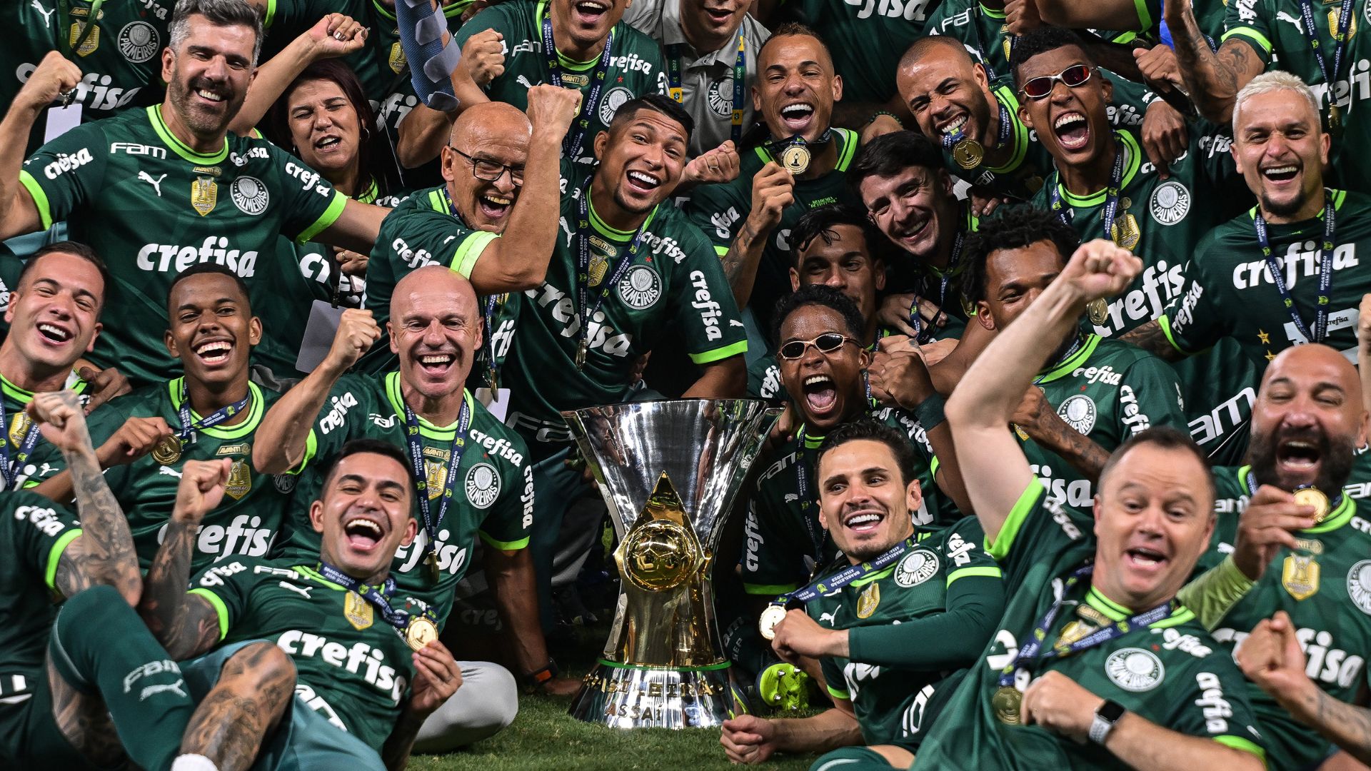 Palmeiras conquistou seu 12º título brasileiro na última quarta-feira, 6