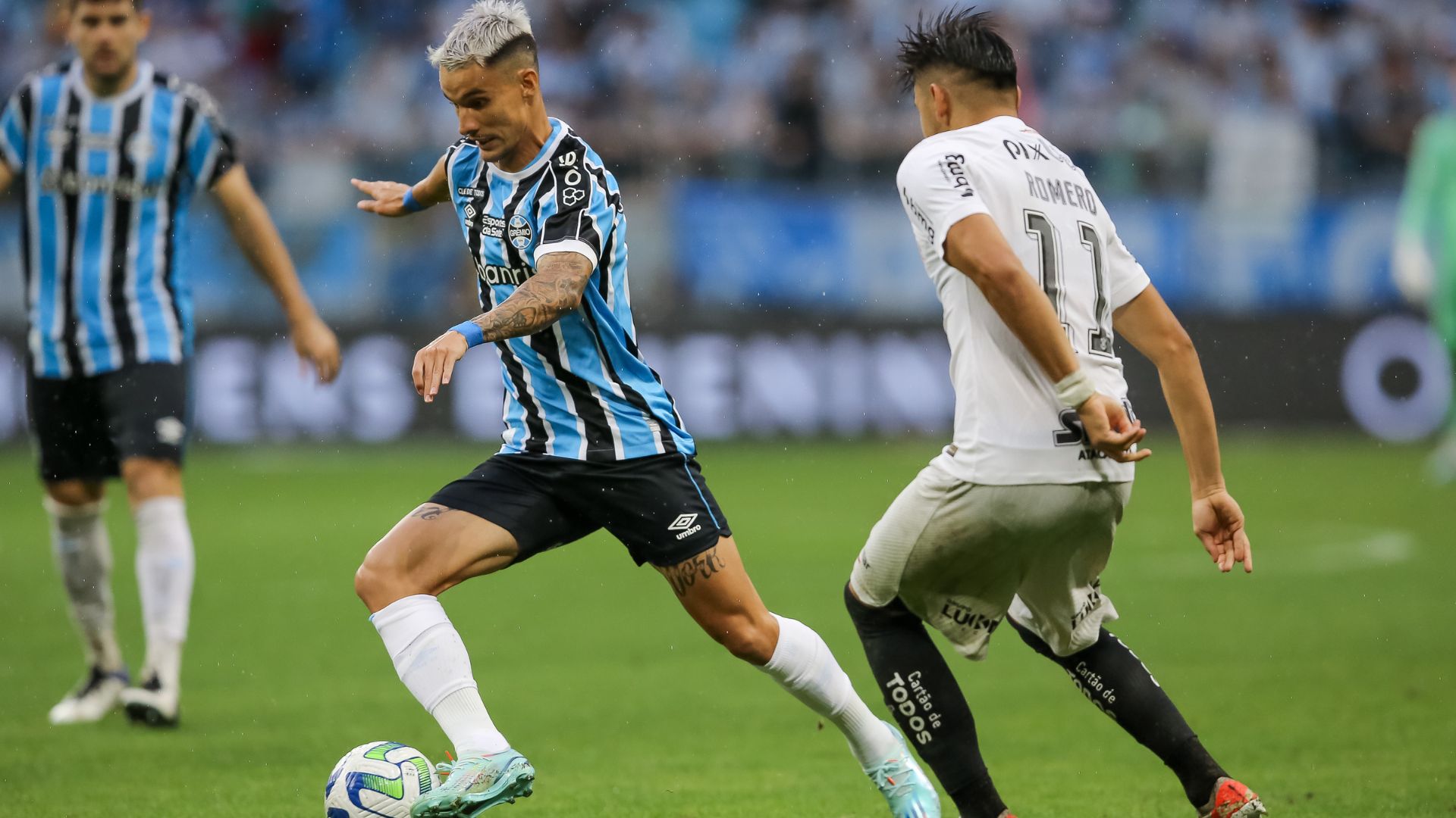 Ferreirinha em ação pelo Grêmio