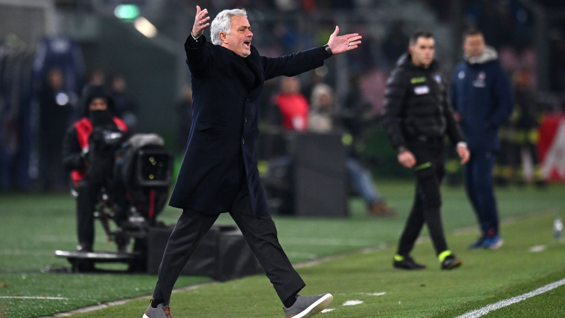 Mourinho em ação pela Roma