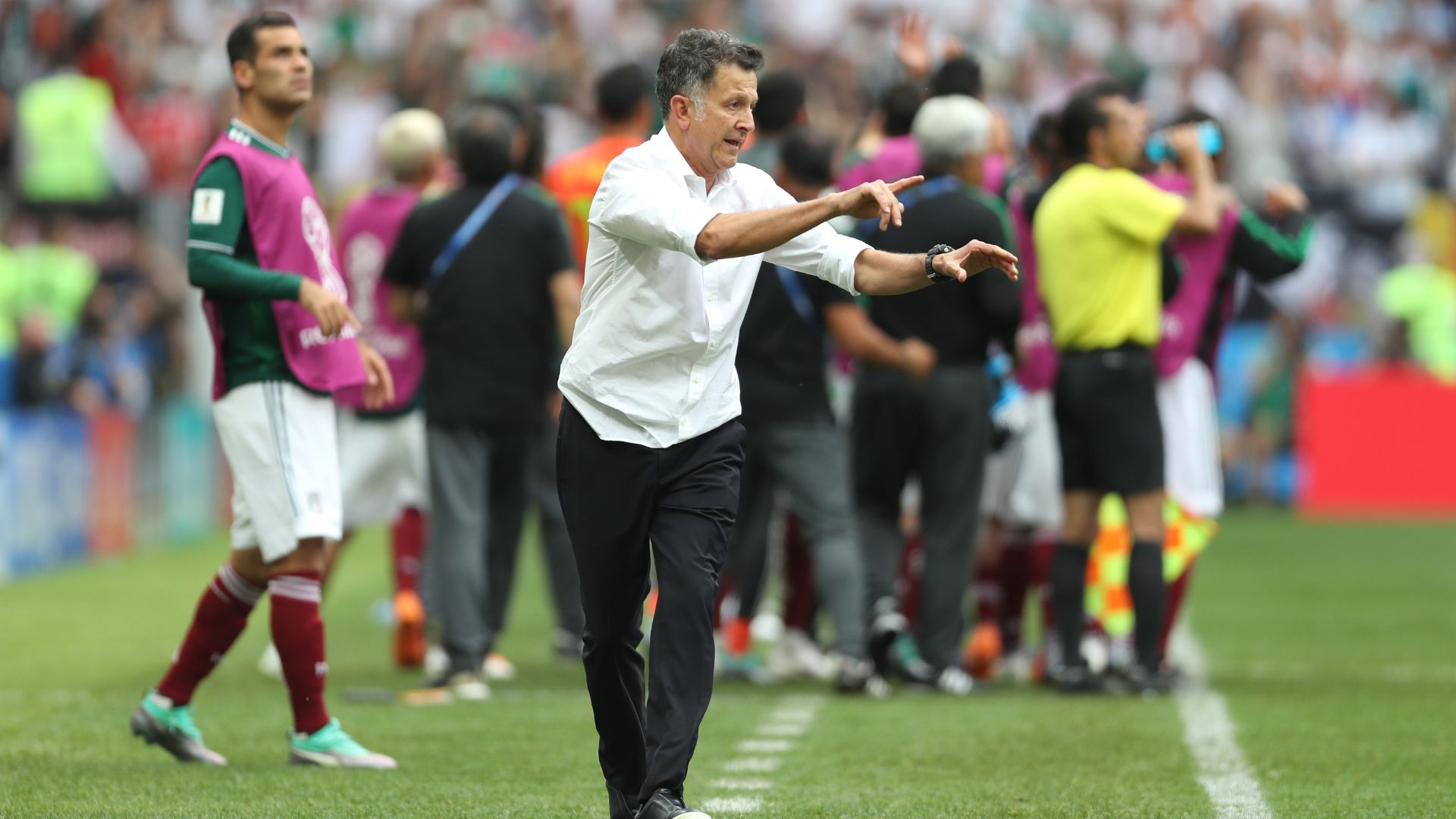 Osorio em ação pela Seleção do México