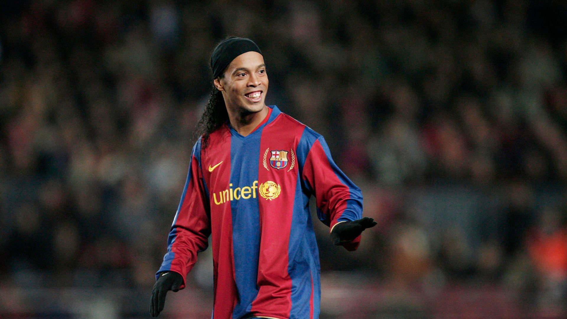 Ronaldinho não foi para o United pois se juntou ao Barcelona, na época (Crédito: Getty Images)