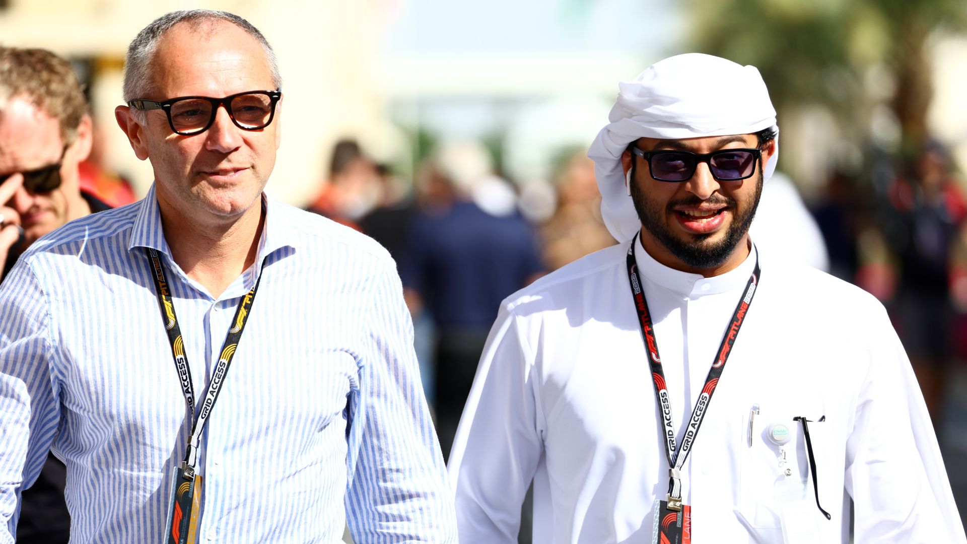 Stefano Domenicali, CEO da F1, antes do GP de Abu Dhabi (Crédito: Getty Images)