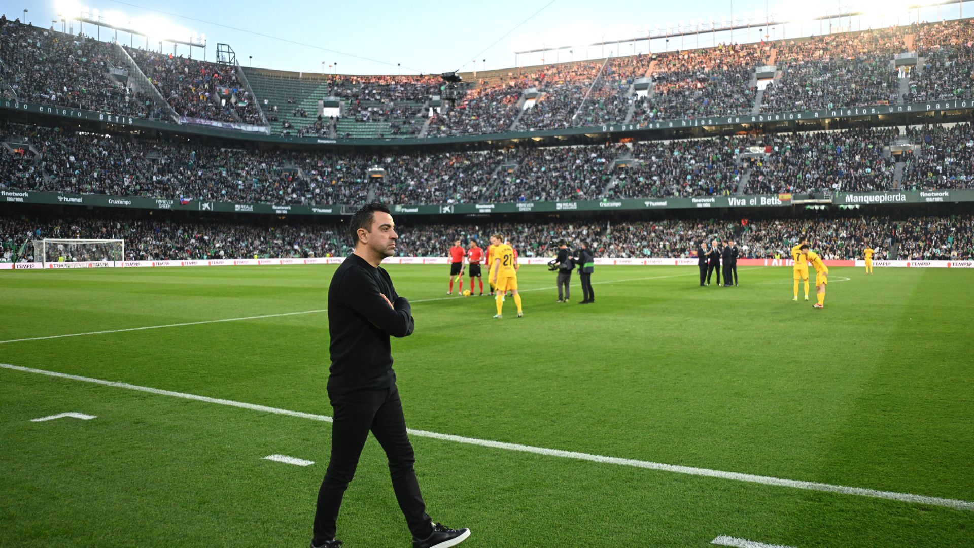 Xavi Hernández pelo Barcelona