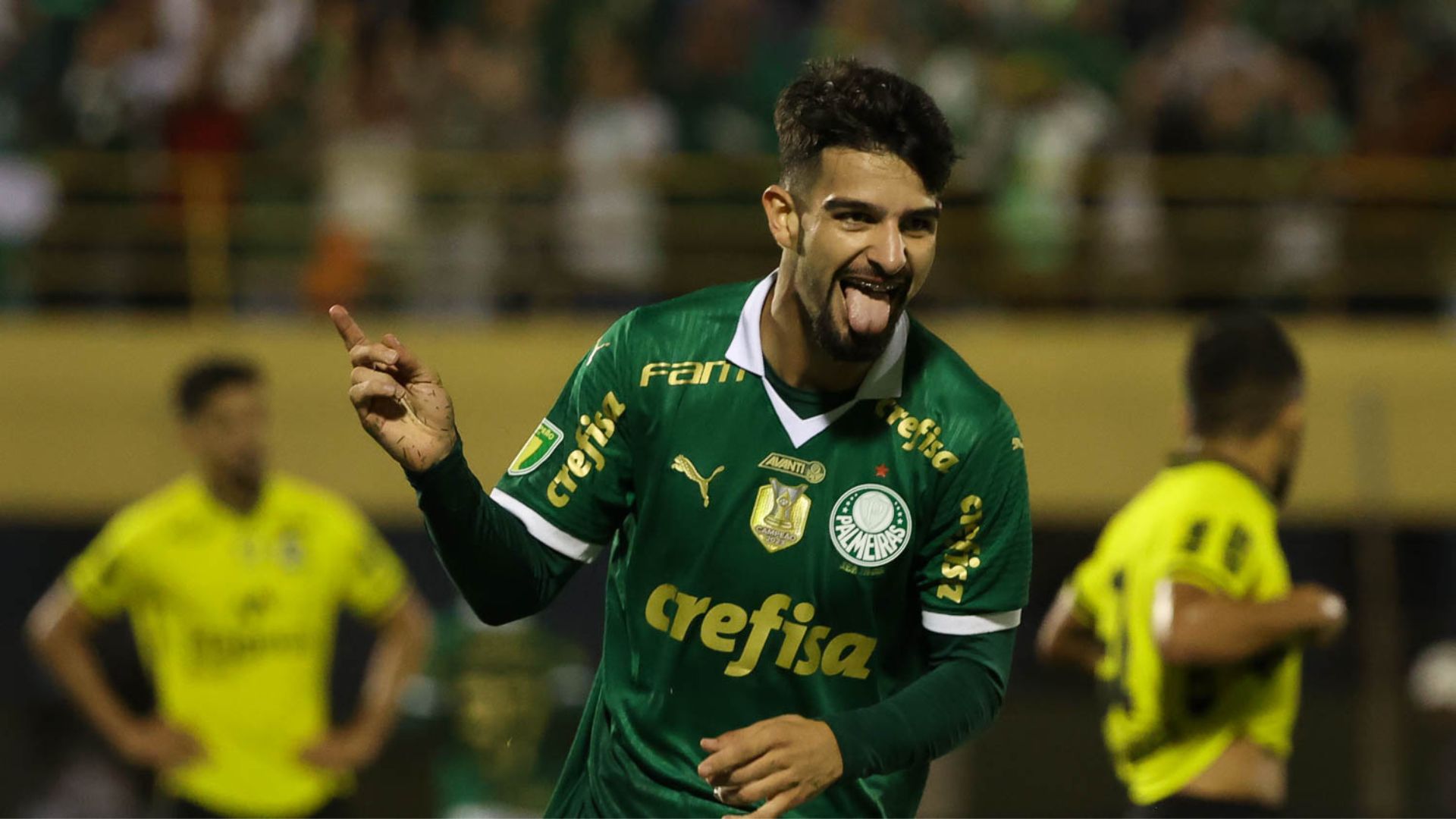 Flaco López fez o gol da vitória do Palmeiras