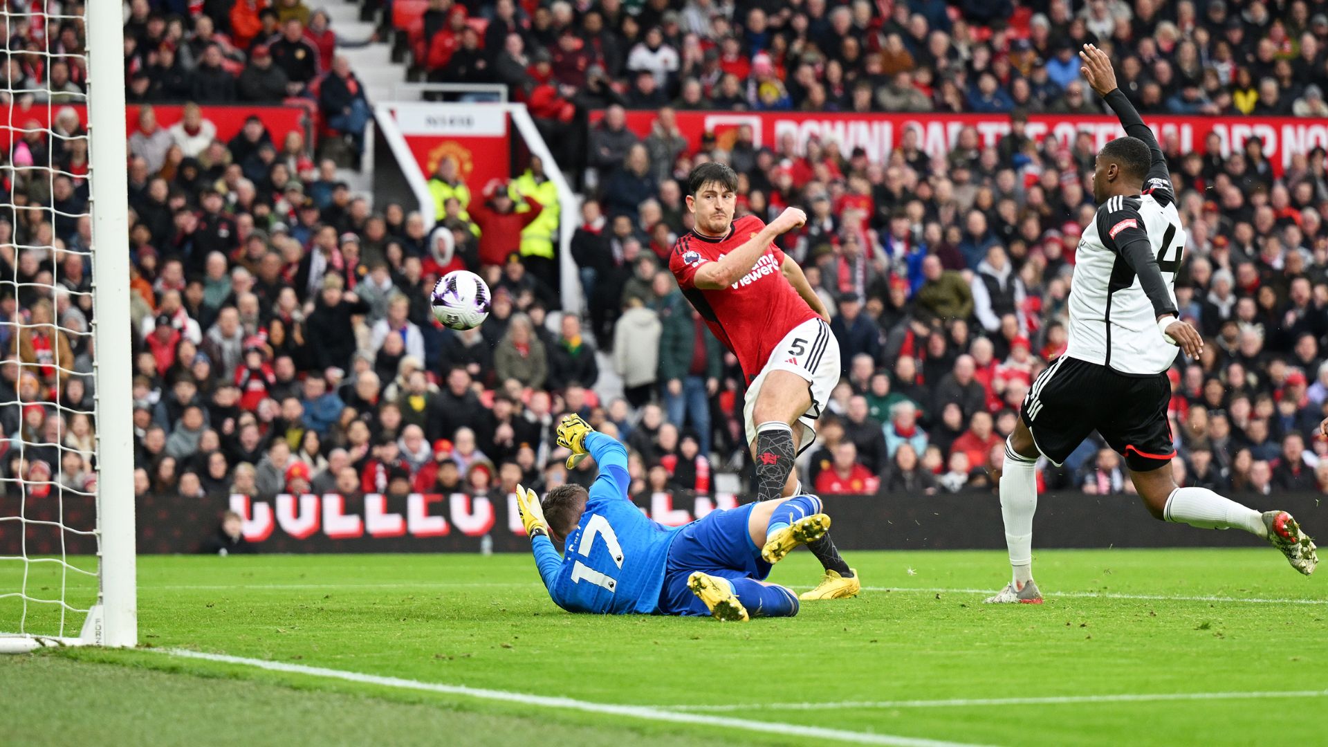 Momento do gol marcado por Maguire (Crédito: Getty Images)