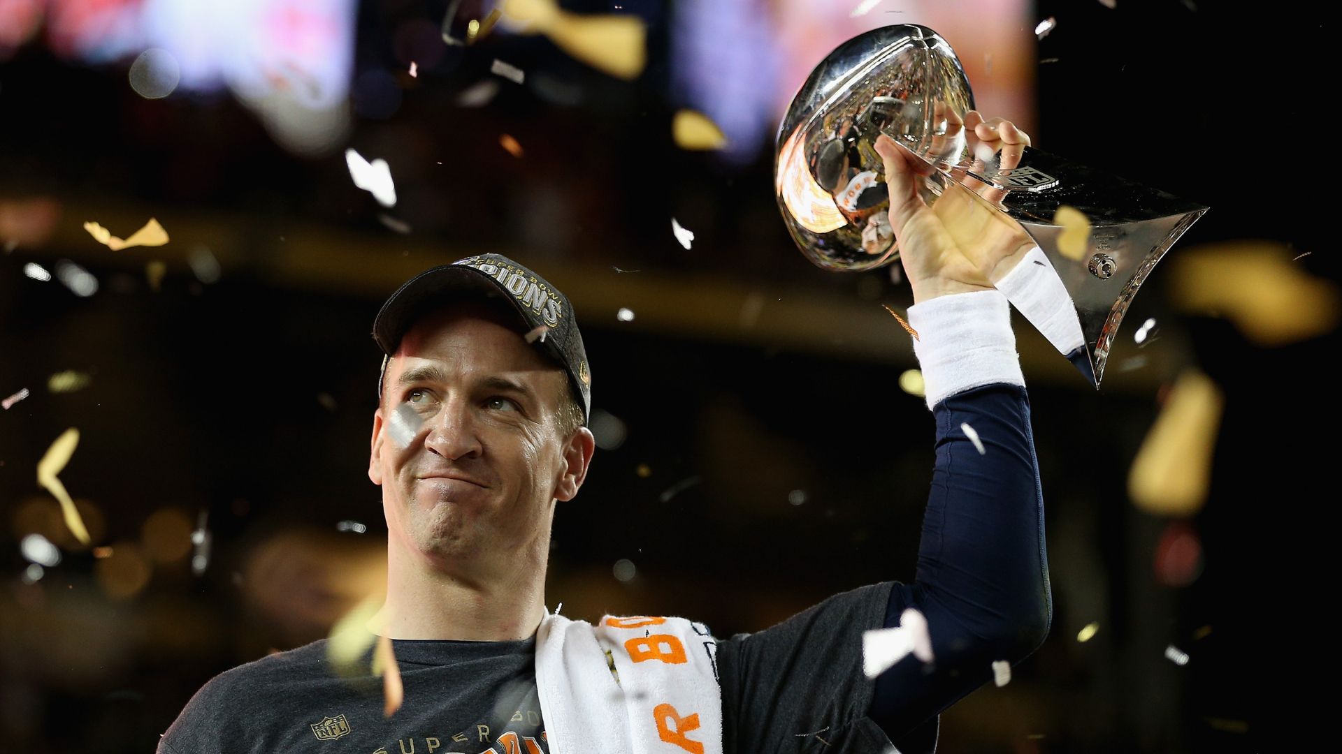 Peyton Manning após conquistar o Super Bowl 50 (Crédito: Getty Images)