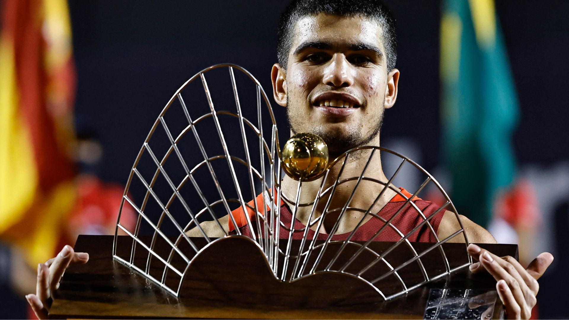 Carlos Alcaraz, campeão do Rio Open de 2022 e vice-campeão em 2023 (Crédito: Getty Images)