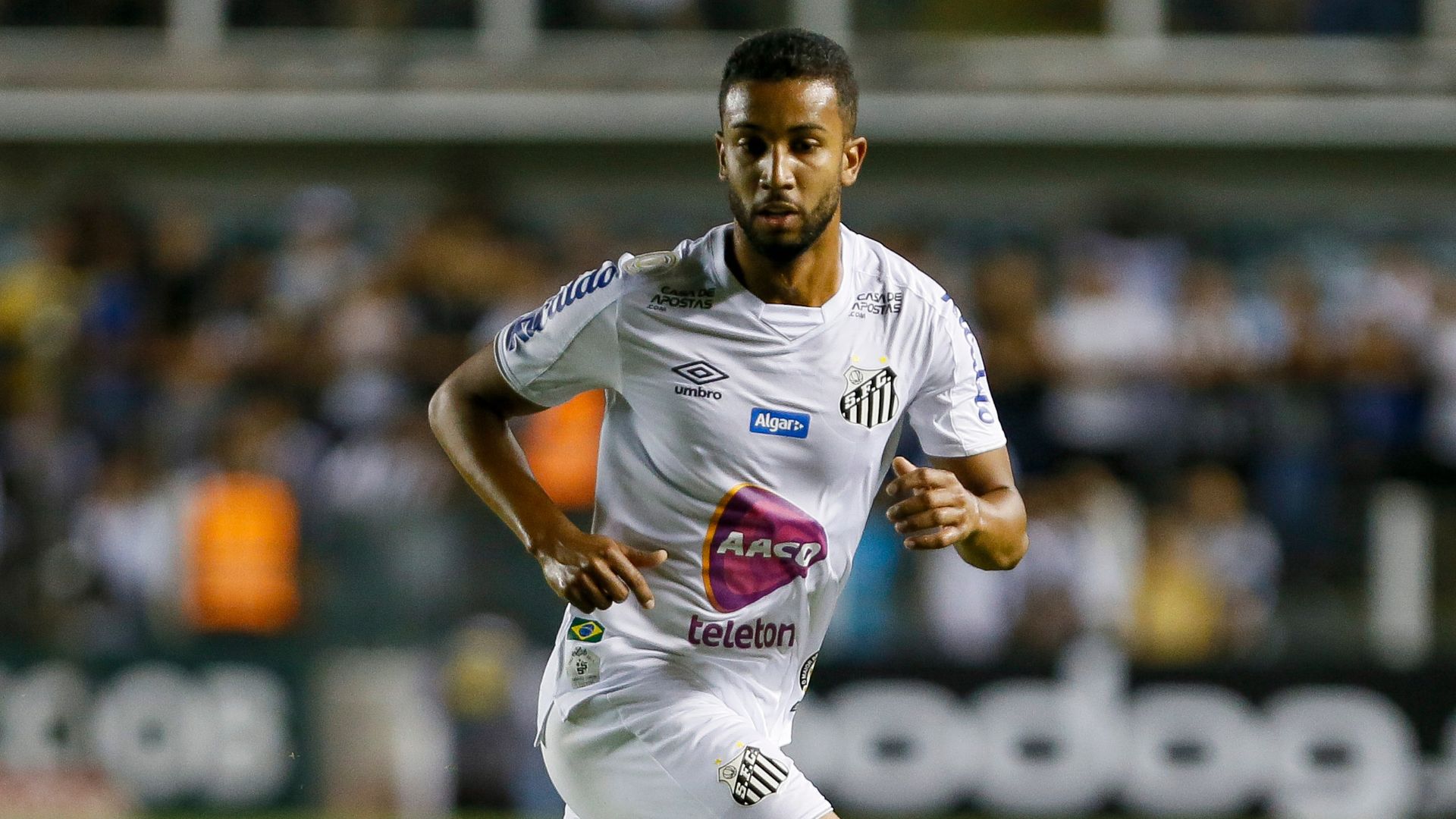Jorge em sua primeira passagem pelo Santos, em 2019 (Crédito: Getty Images)