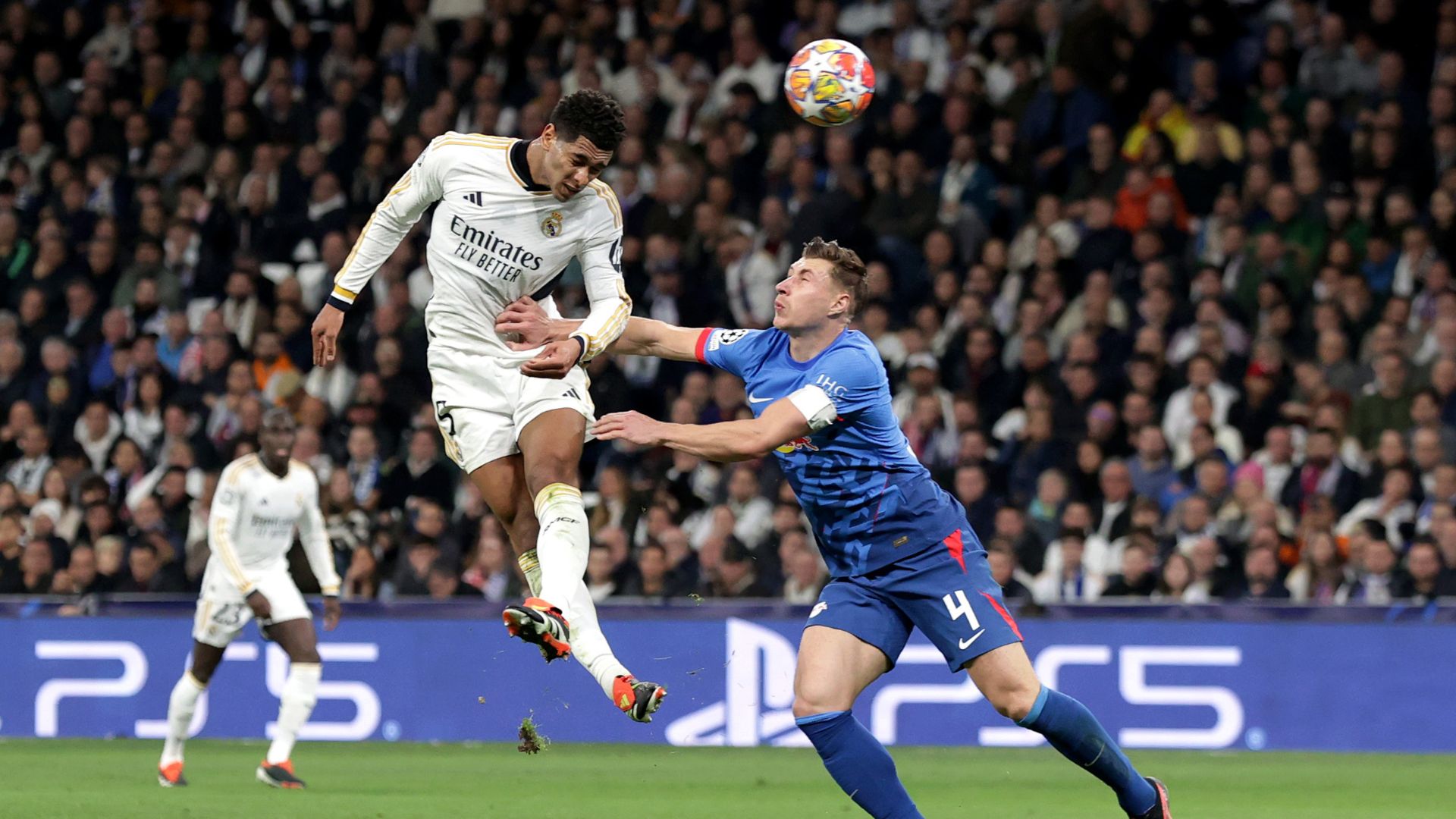 Real Madrid e RB Leipezig protagonizaram jogo tenso (Crédito: Getty Images)