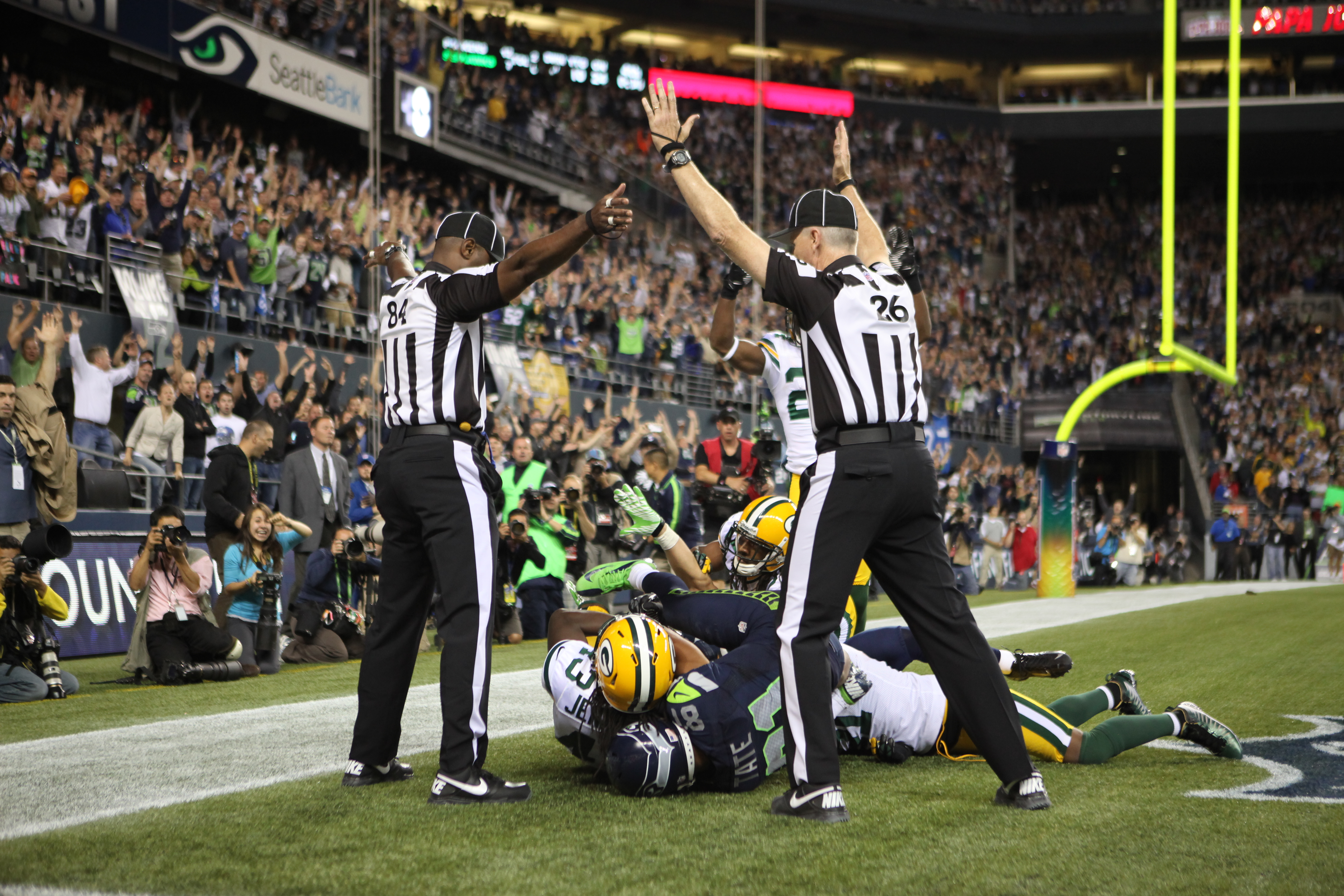 Green Bay Packers contra o Seattle Seahawks em 2012 - Créditos: Getty Images