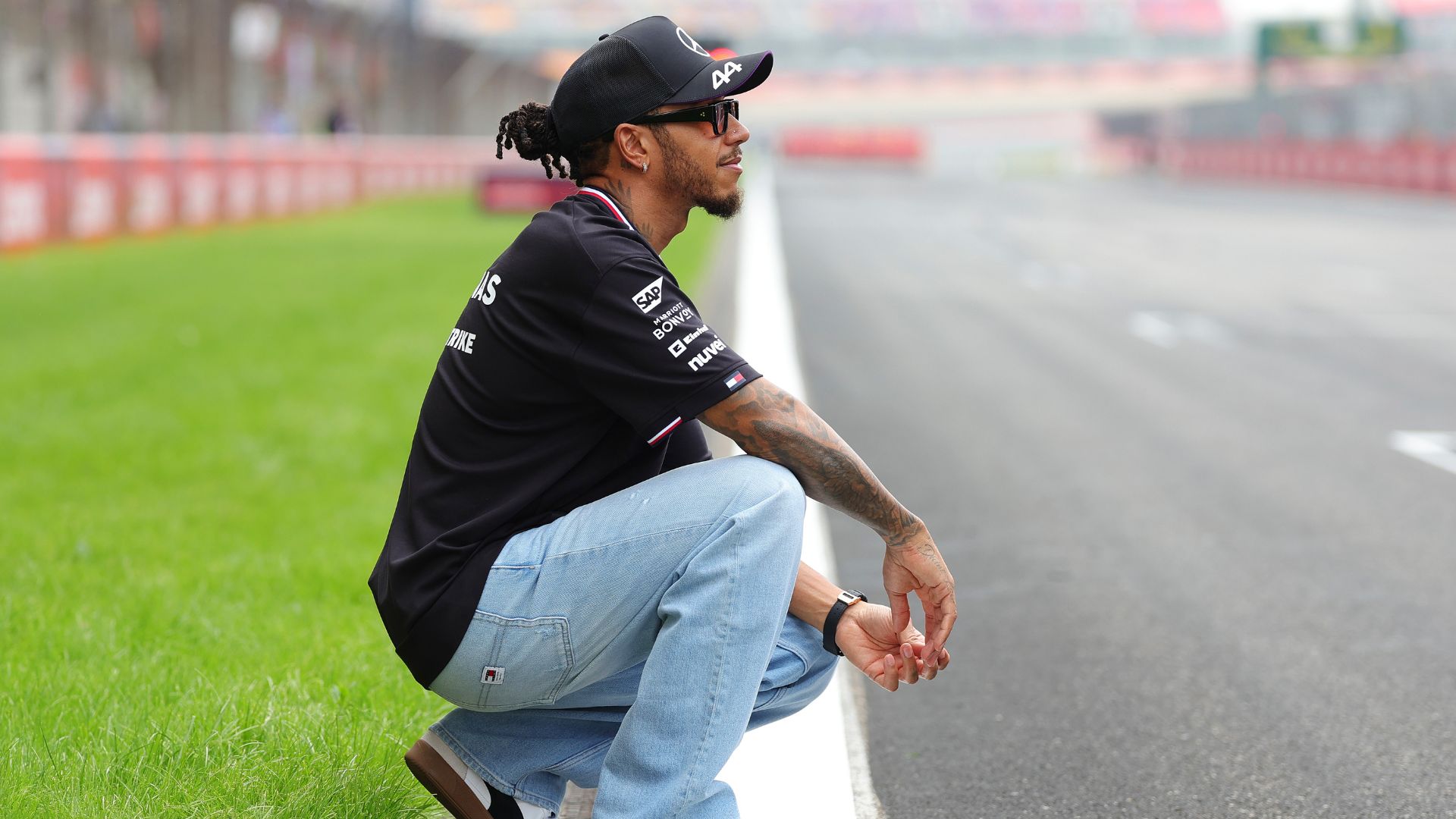 Lewis Hamilton antes do GP da China (Crédito: Getty Images)