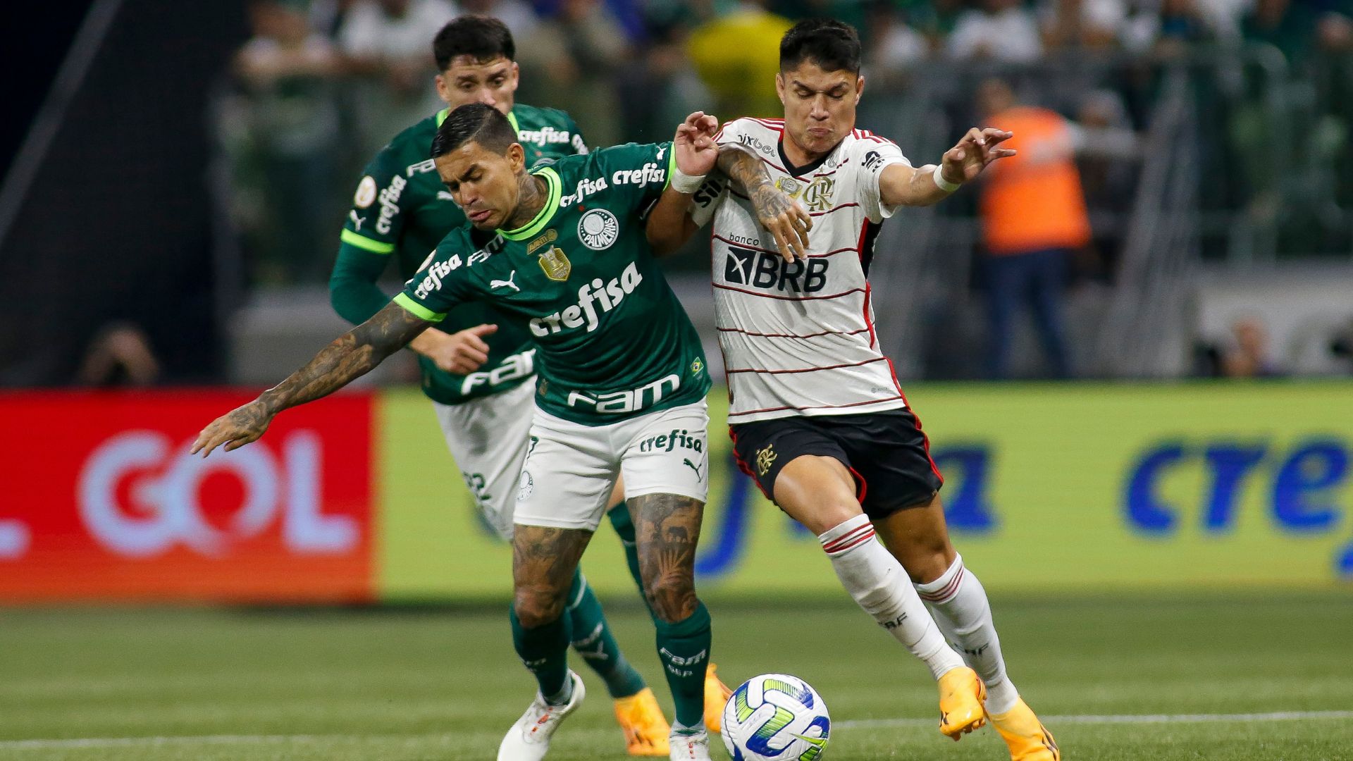 O último Palmeiras e Flamengo disputado no Allianz Parque terminou empatado em 1 a 1 (Crédito: Getty Images)