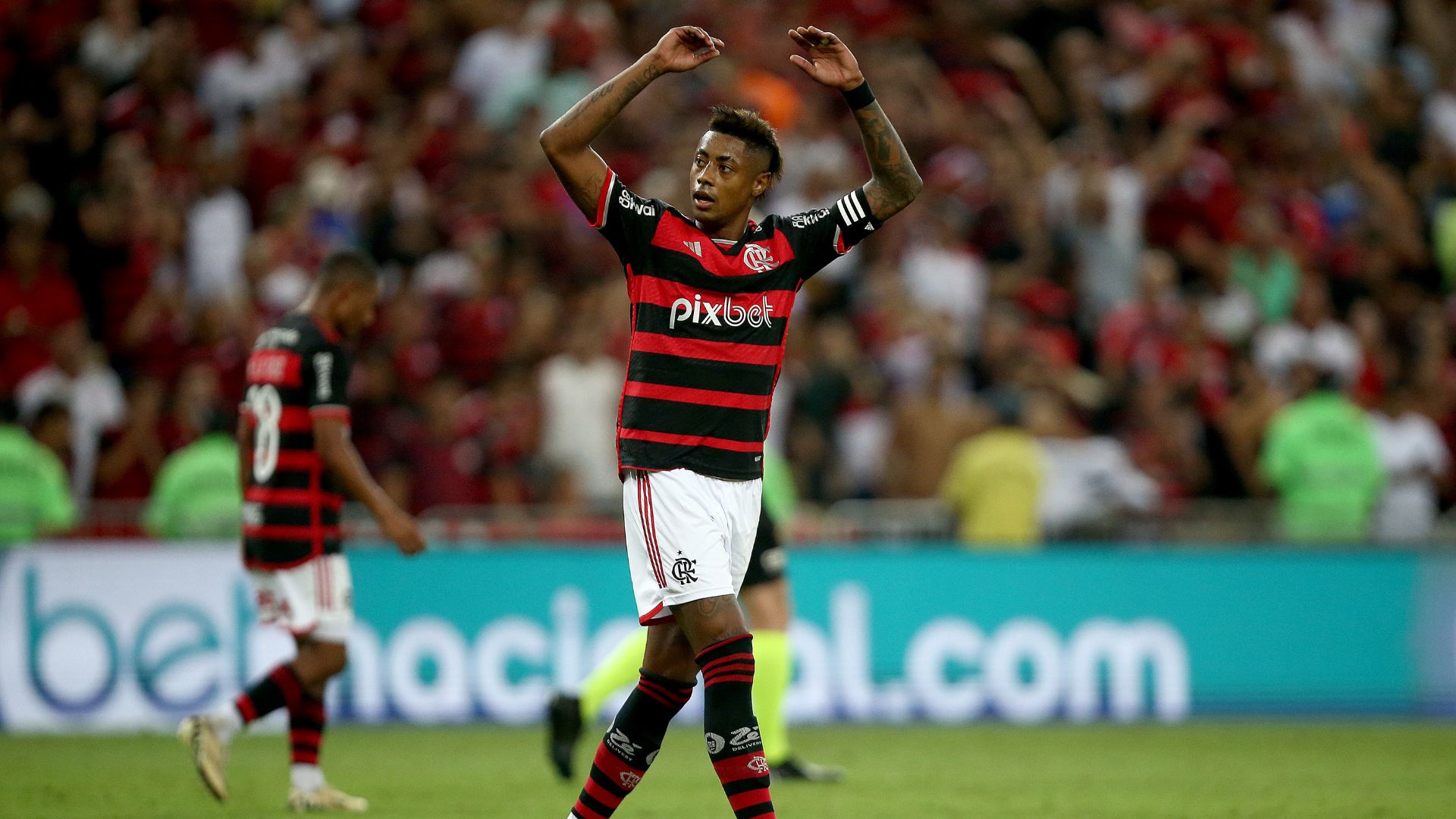 Bruno Henrique chegou a marca de três gols marcados em 2024 (Crédito: Getty Images)