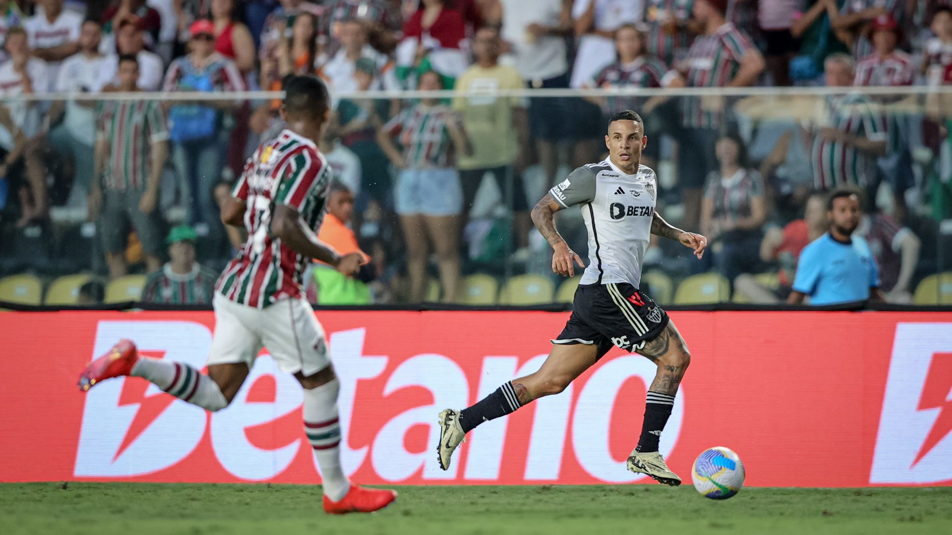 Fluminense abriu 2 a 0 no placar, mas deixou o Atlético chegar (Crédito: Pedro Souza / Atlético)