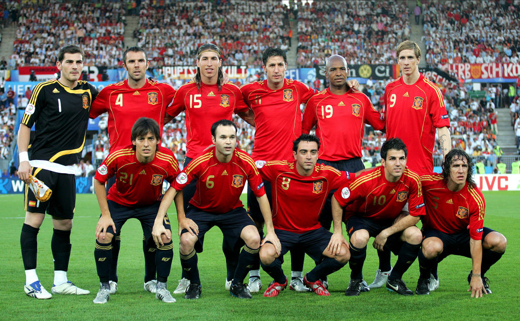 Time espanhol que conquistou a Euro 2008
