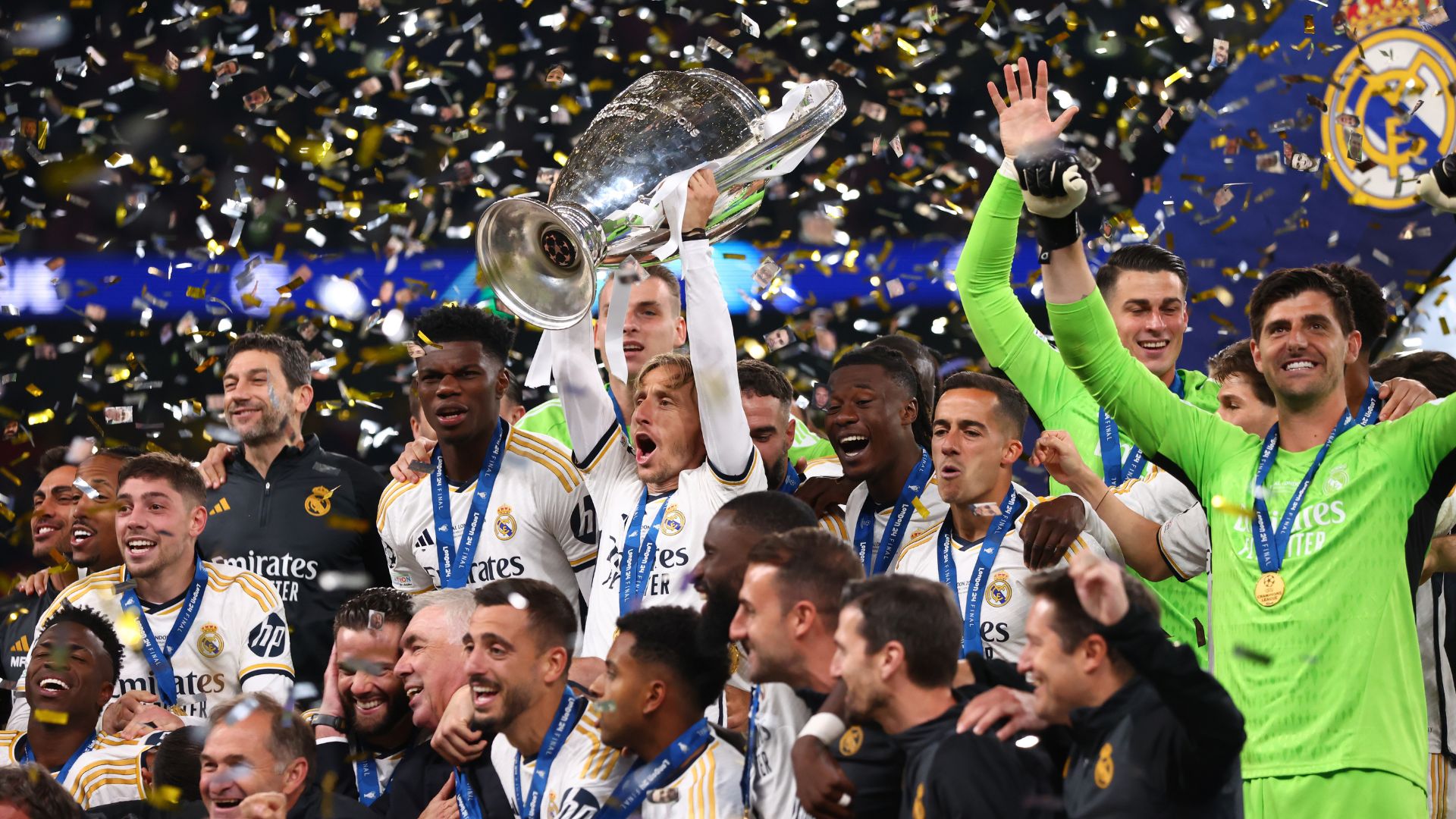 Real Madrid foi campeão da Champions League