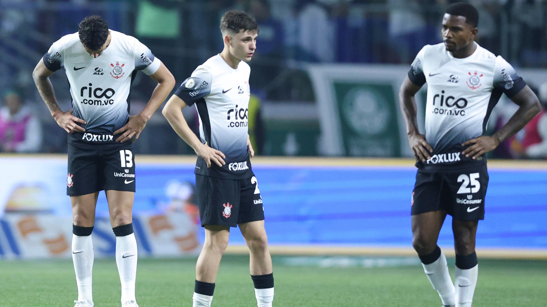 Corinthians perdeu para o Palmeiras no Brasileirão