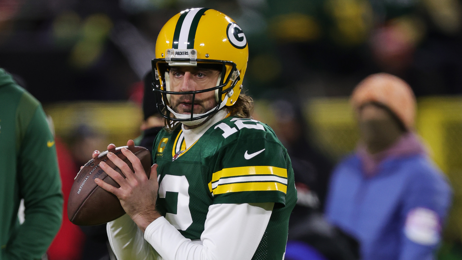 Aaron Rodgers em ação pelo Green Bay Packers (Crédito: Getty Images)