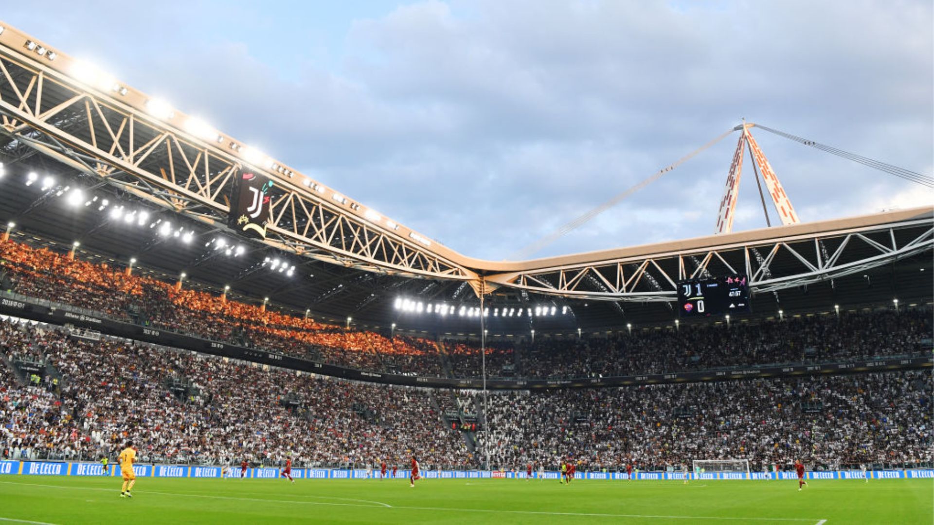 Allianz Stadium, da Juventus, em dia de jogo pela Série A, contra a Roma