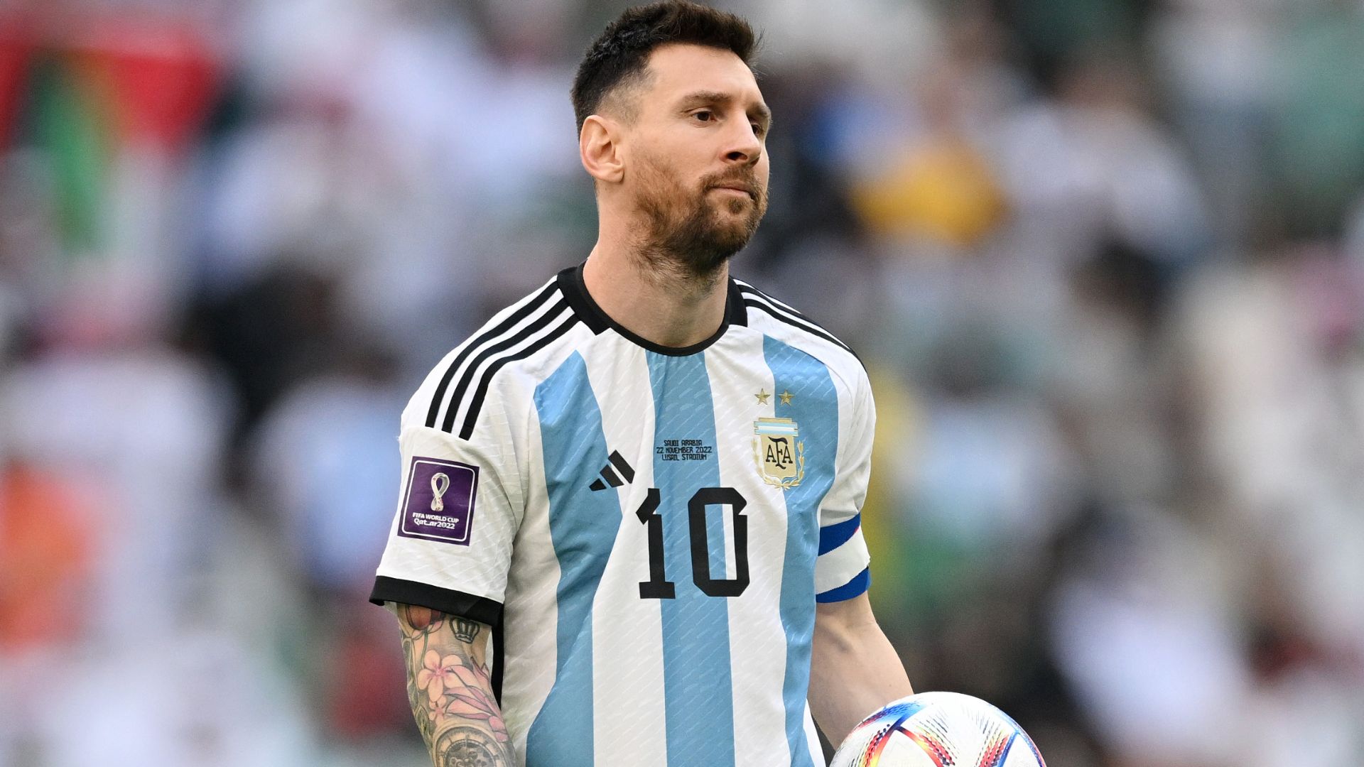 Messi sofreu uma derrota com a Argentina