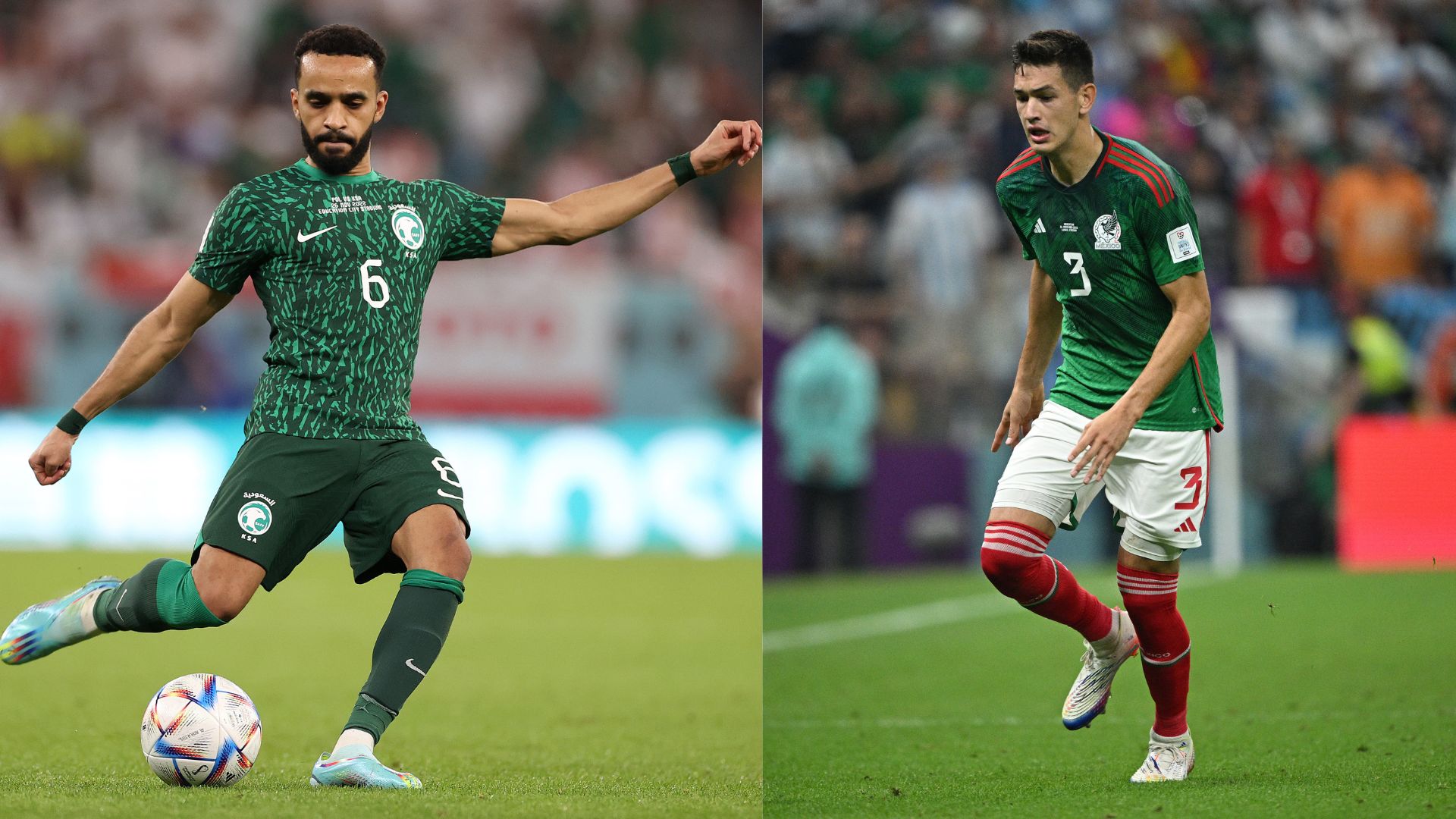 Arábia Saudita x México na Copa do Mundo