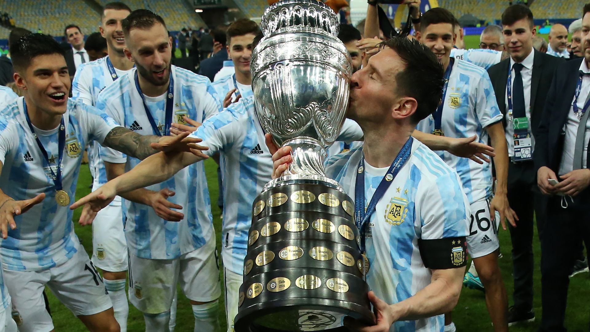 Argentina foi campeã da Copa América de 2021