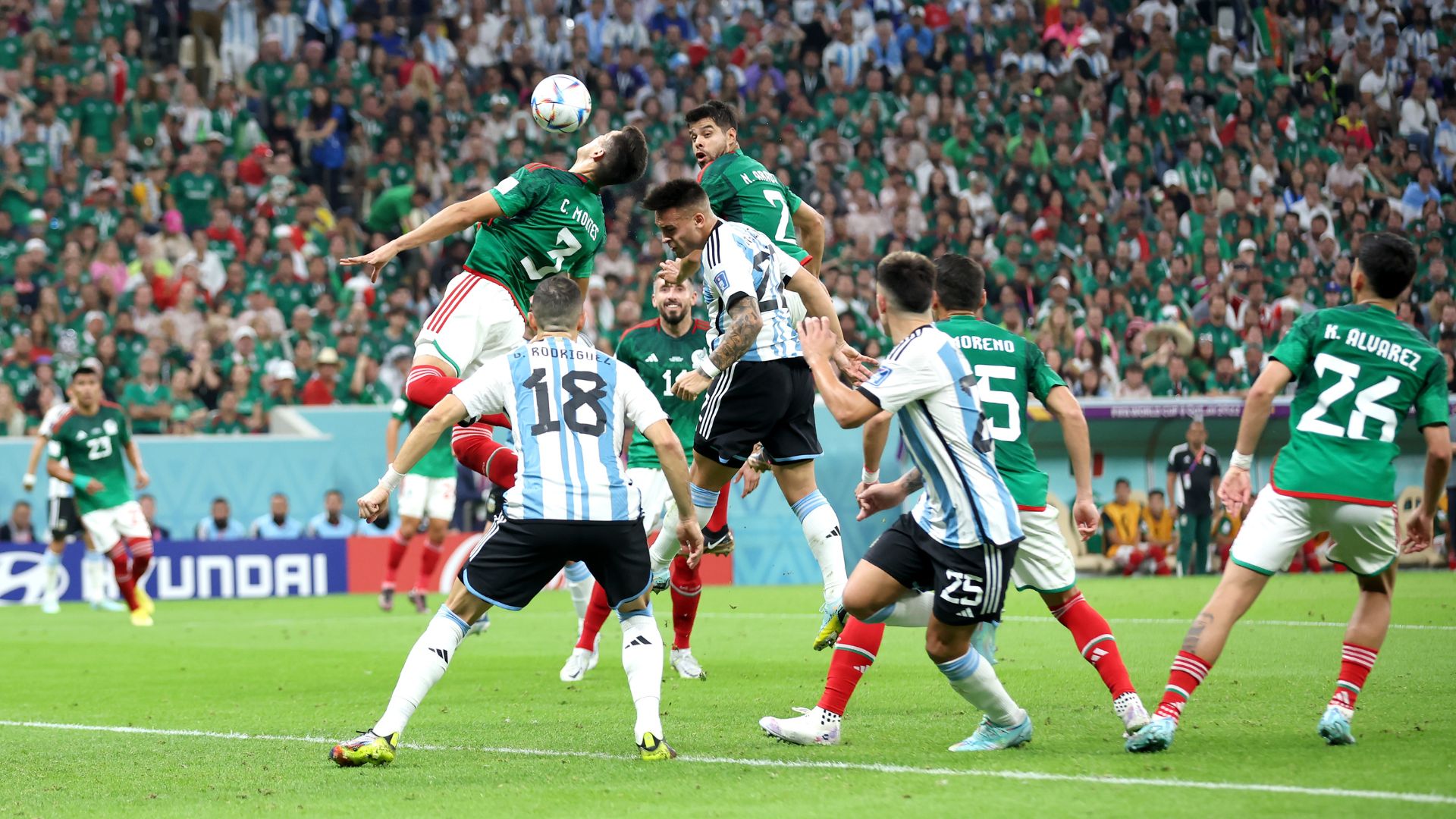 Argentina e México, pela segunda rodada da Copa do Mundo 2022