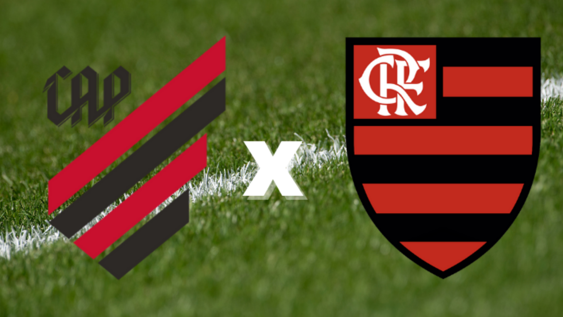 Escudos - Athletico-PR x Flamengo