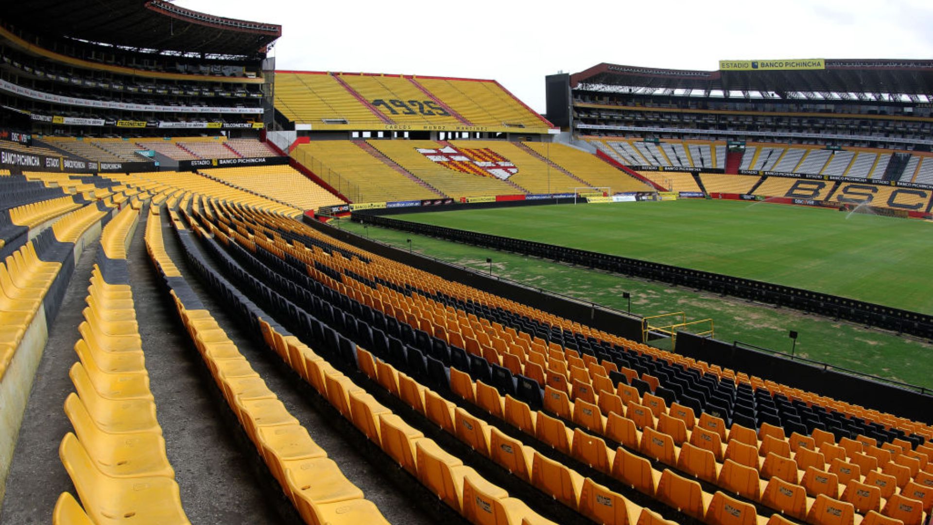 Estádio de Guayaquil por dentro