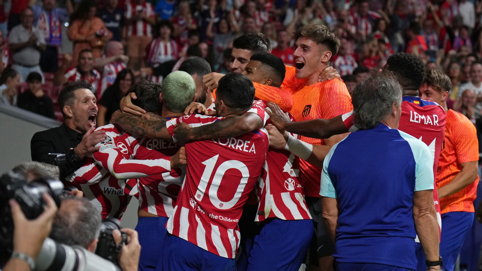 Na primeira rodada, o Atlético de Madrid venceu o Porto por 2 a 1 (Crédito: Getty Images)