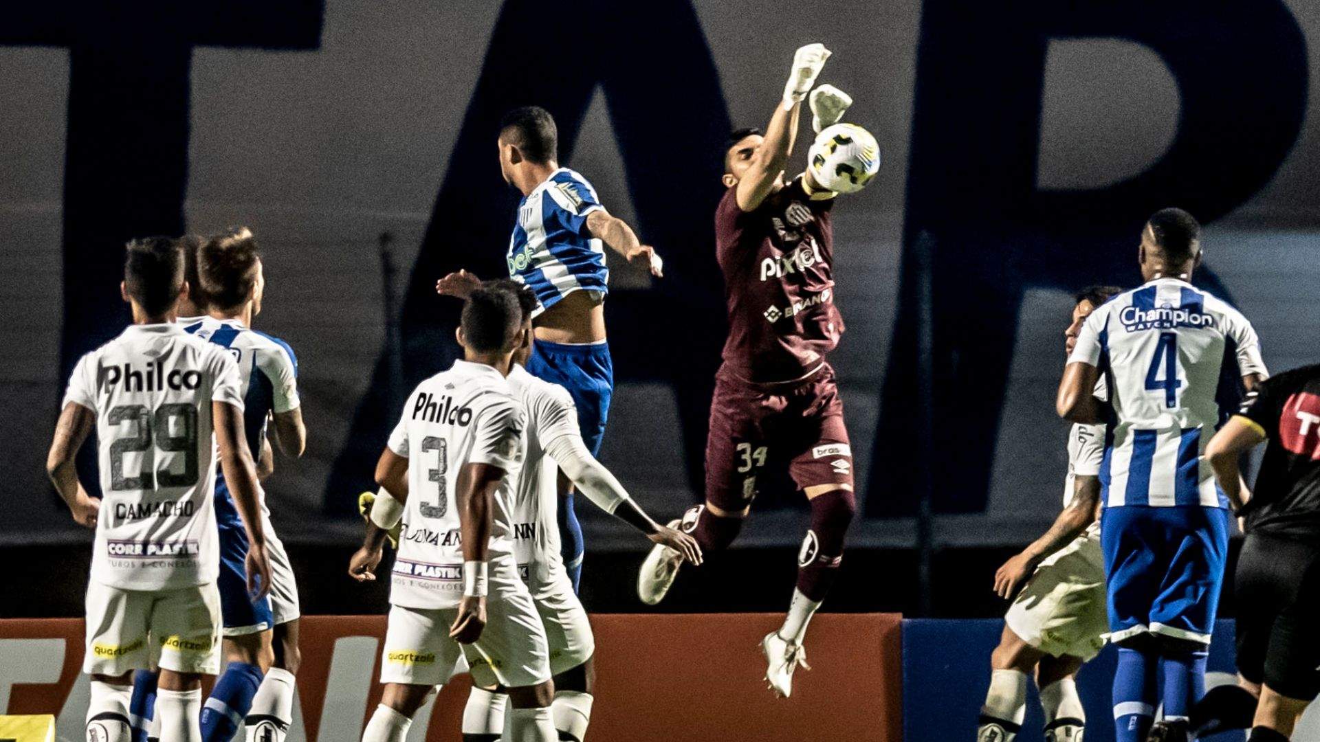O Avaí venceu o Santos pelo placar de 1 a 0 no confronto pelo primeiro turno (Crédito: Ivan Storti / Santos FC)