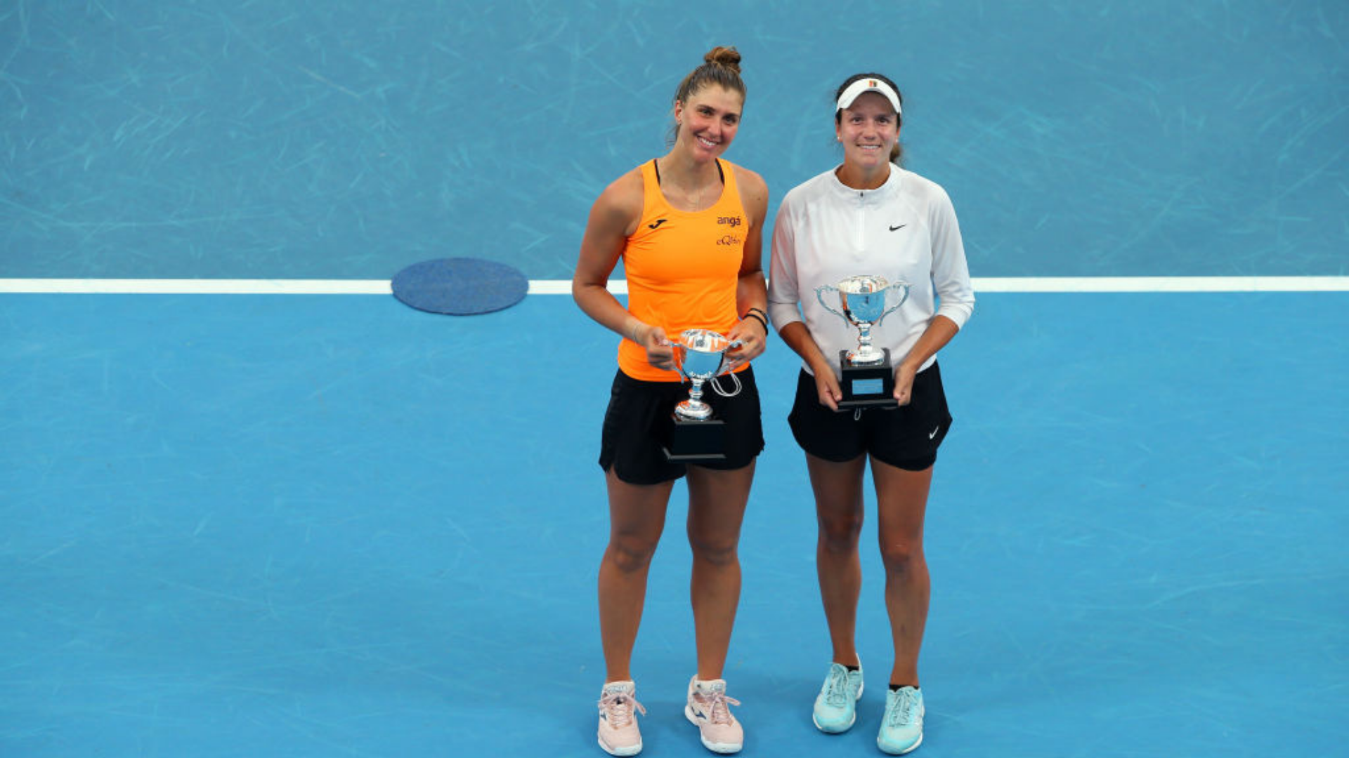 Bia Haddad e sua dupla no Australian Open